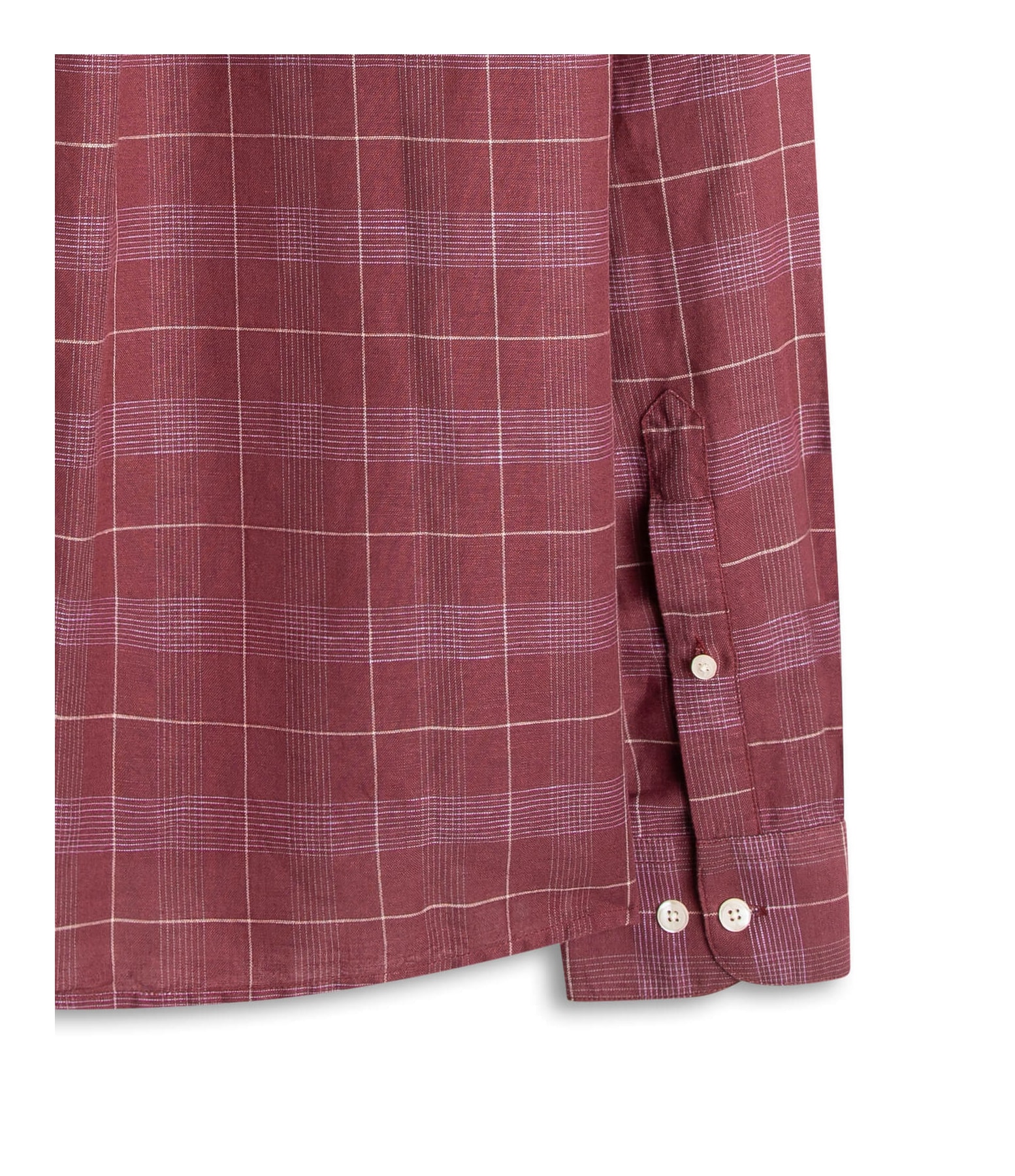Camisa Linho Oliena Dark Wine