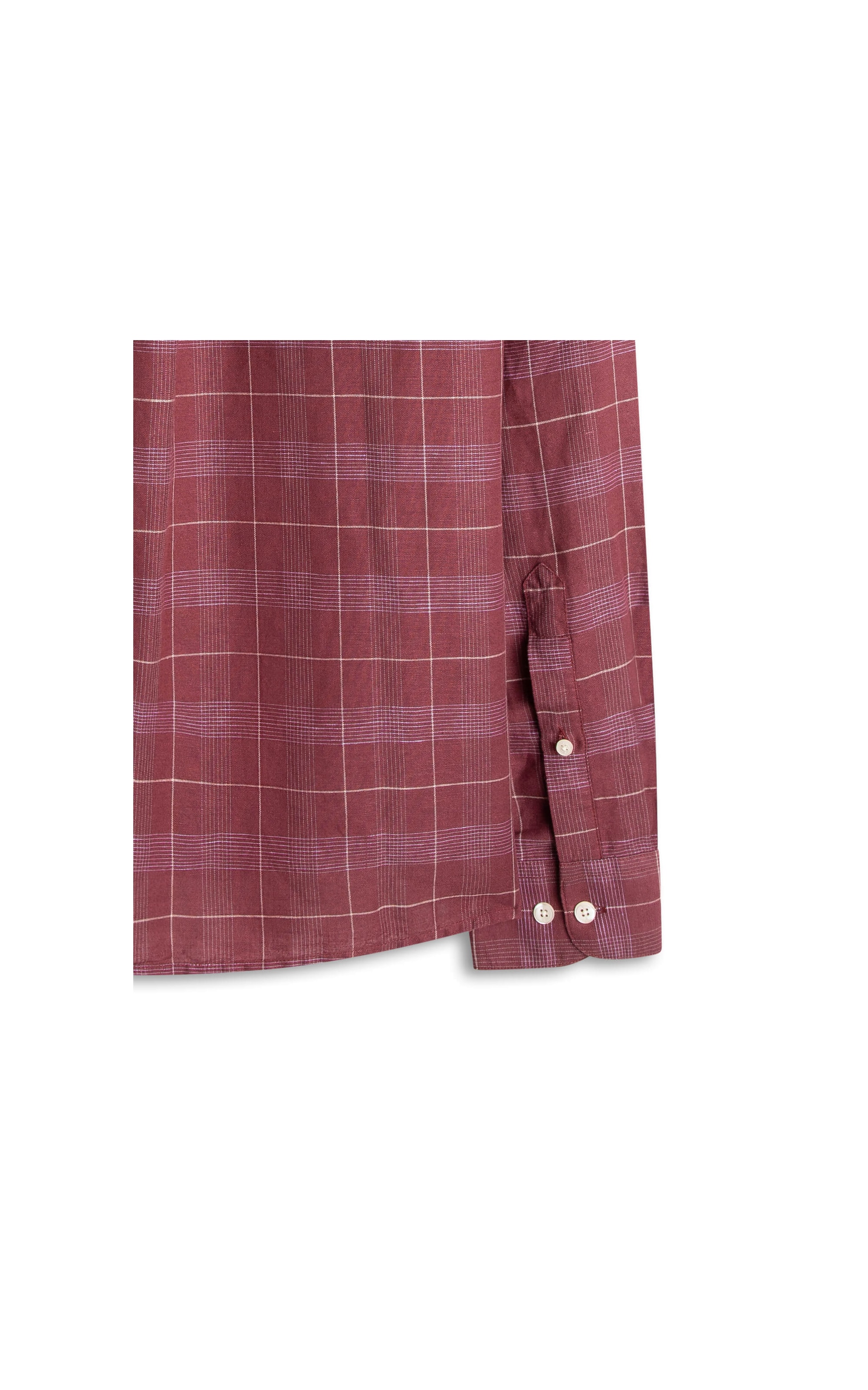 Camisa Linho Oliena Dark Wine