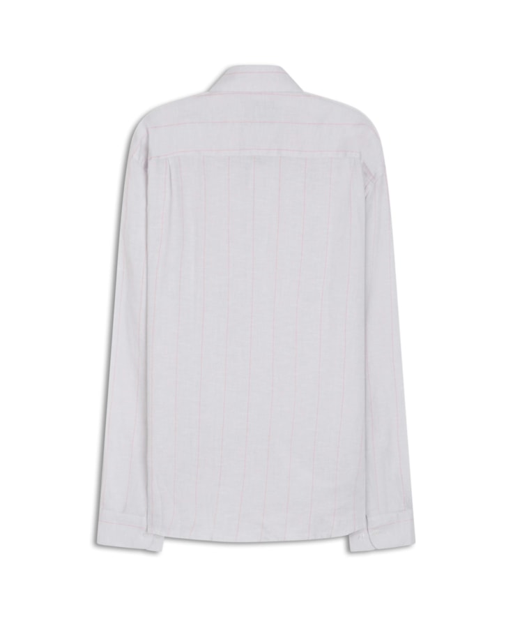 Camisa Linho Palm Cinza Claro