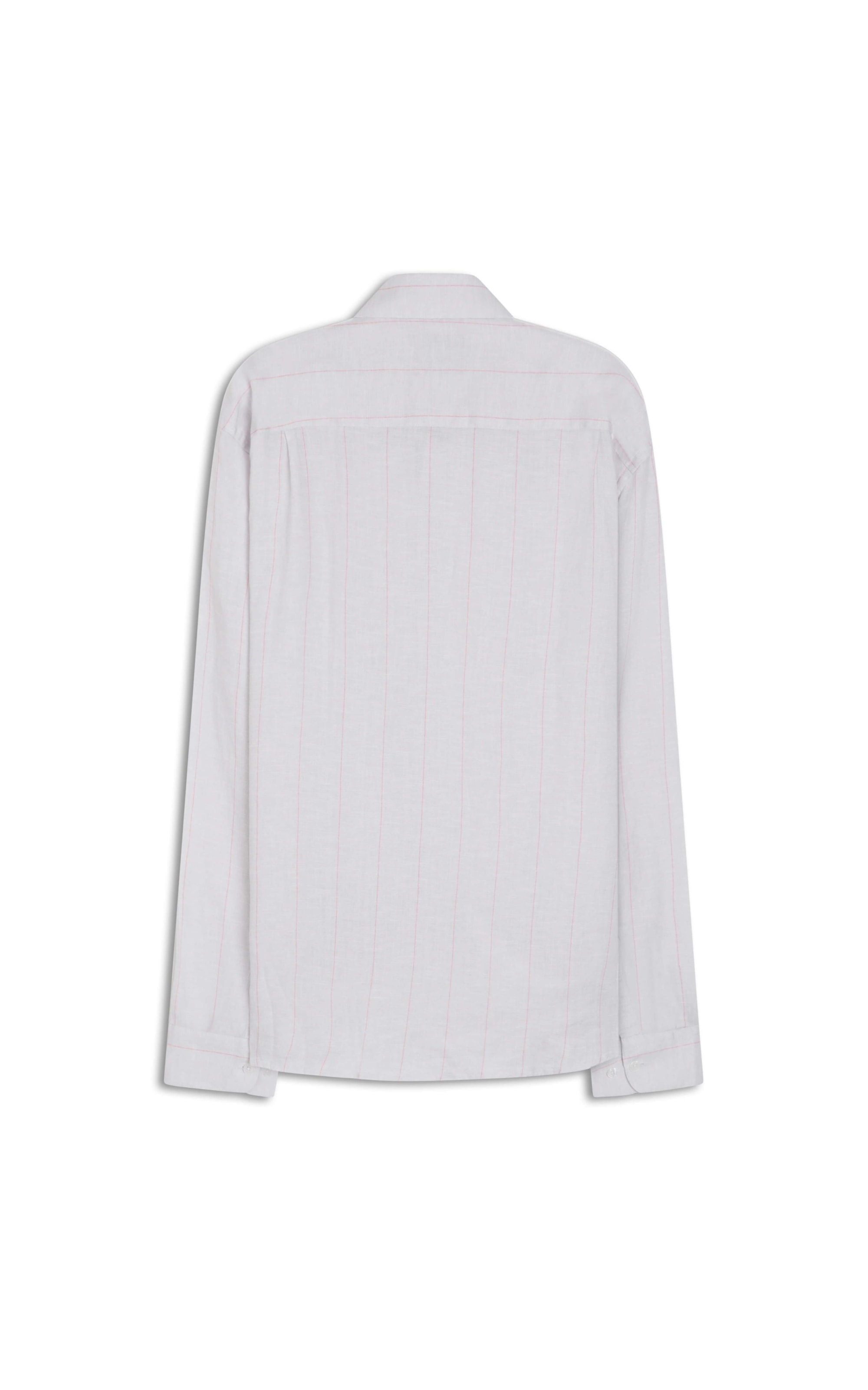 Camisa Linho Palm Cinza Claro
