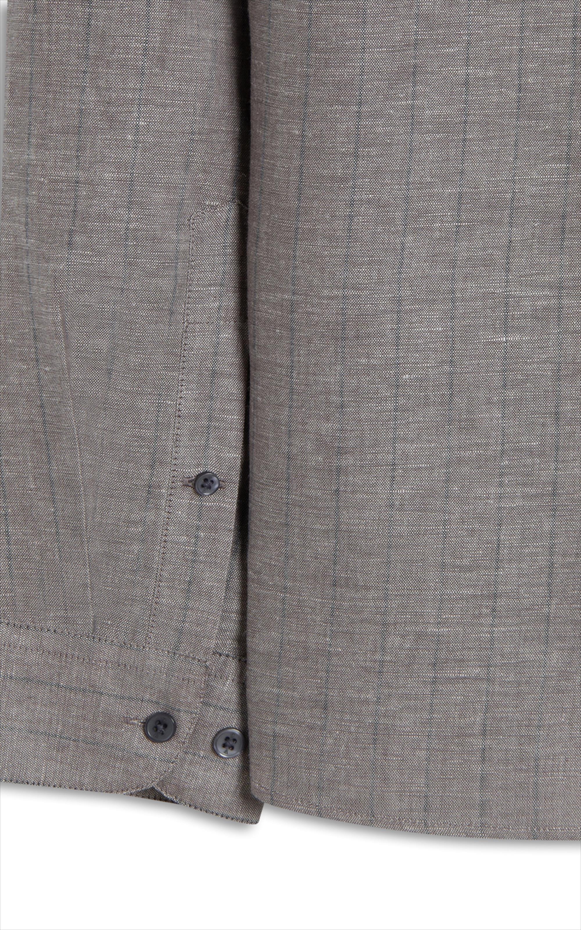 Camisa Linho Paola Classic Shangai Caqui