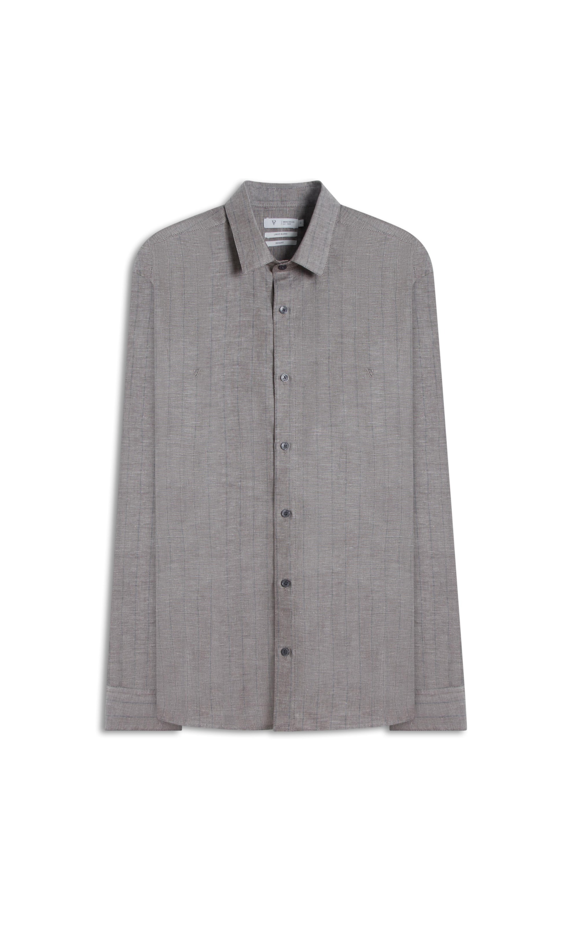 Camisa Linho Paola Classic Shangai Caqui