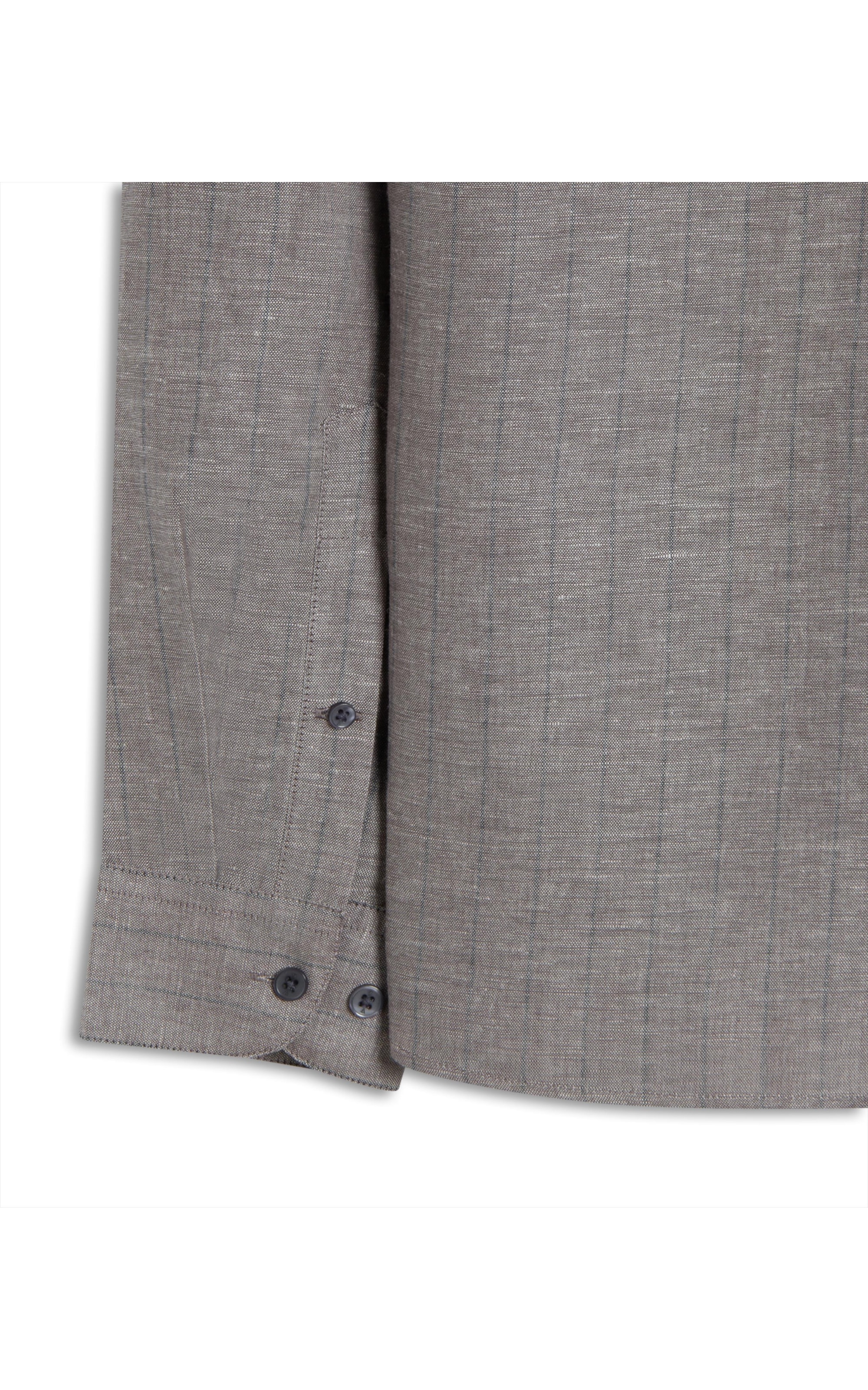 Camisa Linho Paola Classic Shangai Caqui