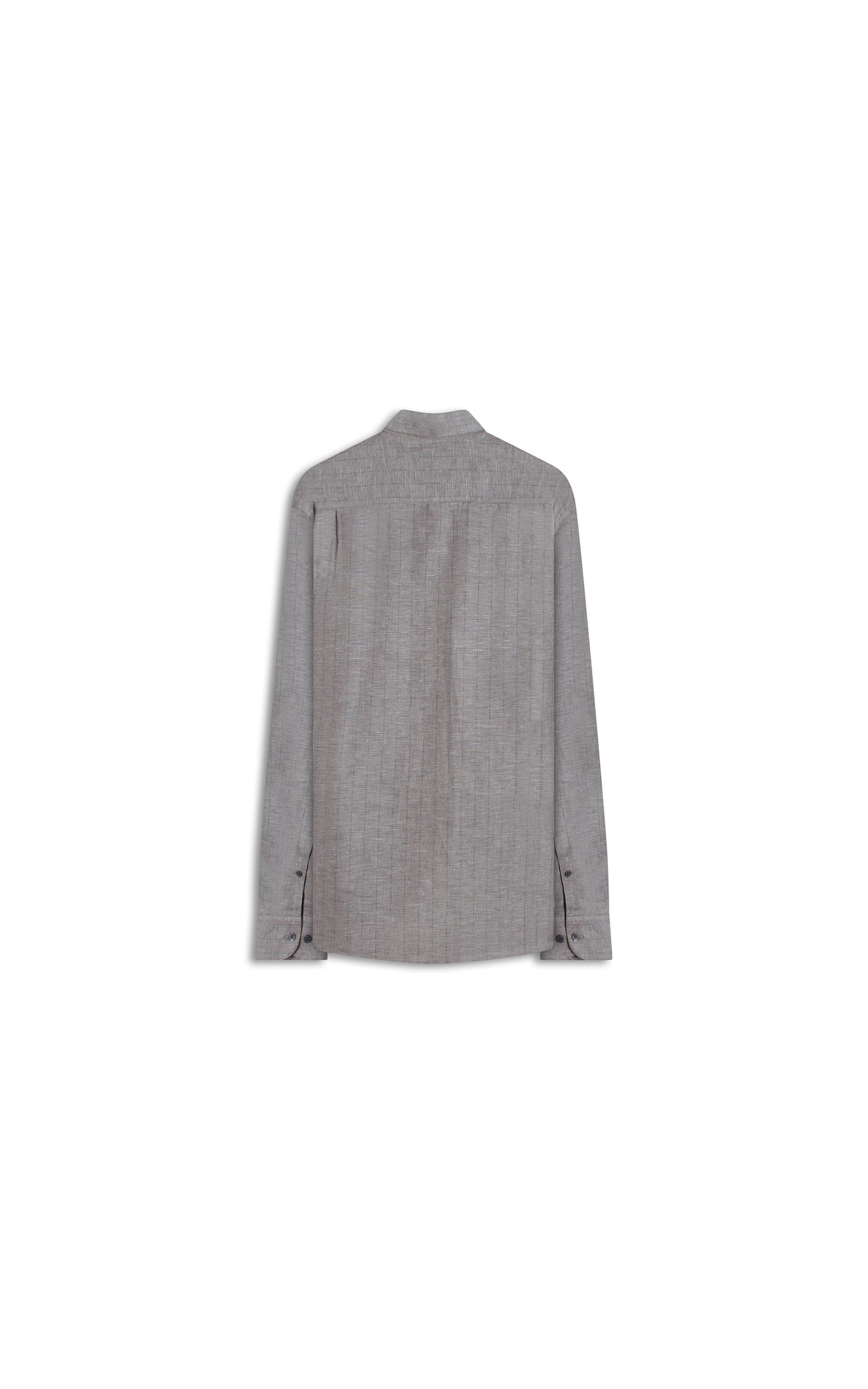 Camisa Linho Paola Classic Shangai Caqui