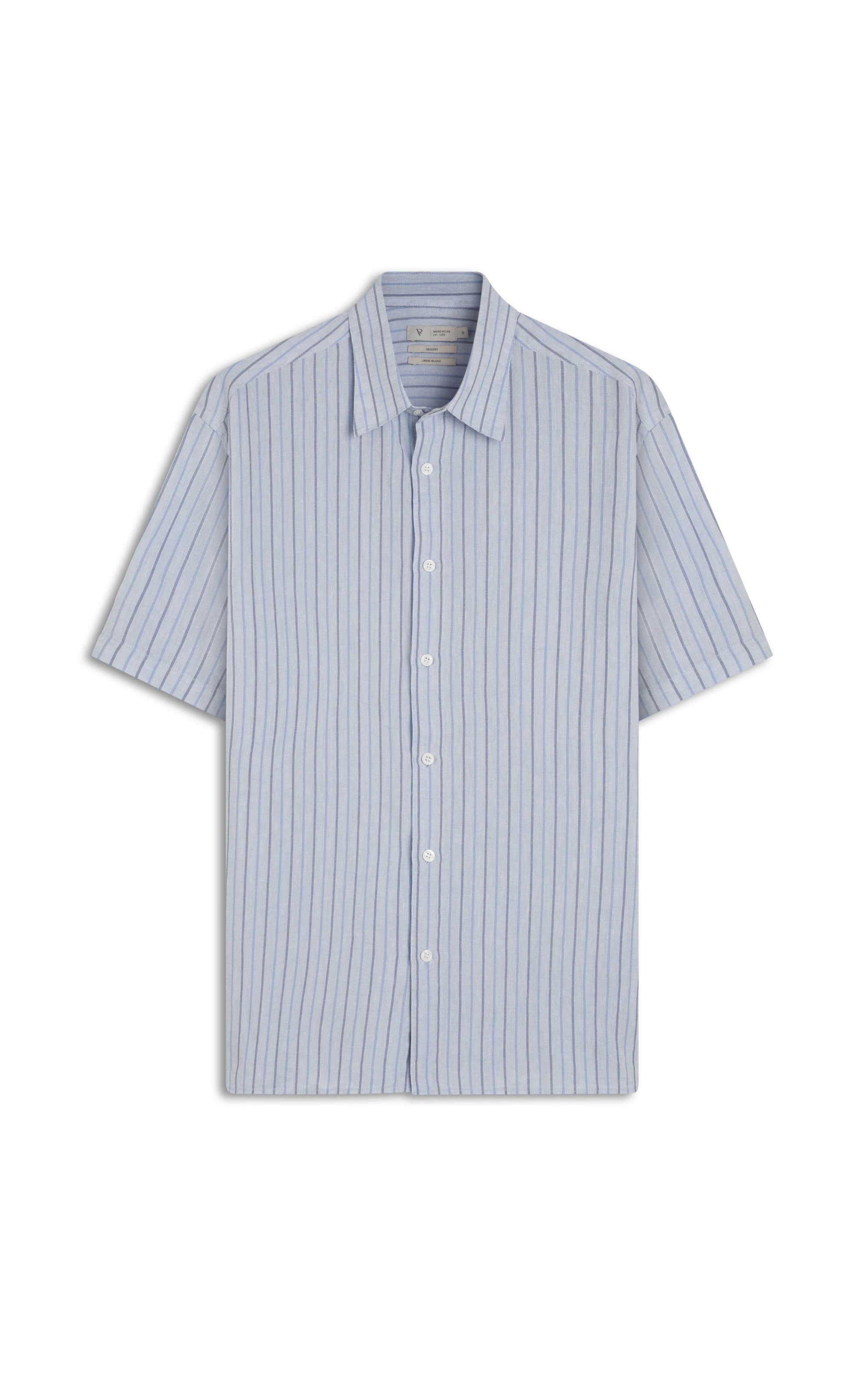 Camisa Linho Portofino Surf Irish Azul Pervante