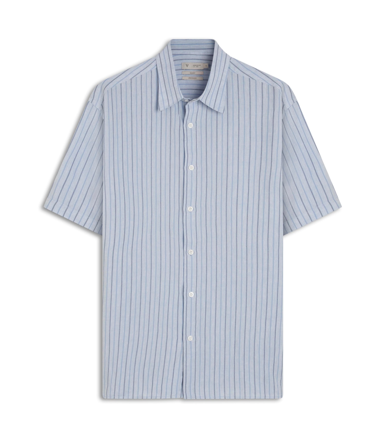 Camisa Linho Portofino Surf Irish Azul Pervante