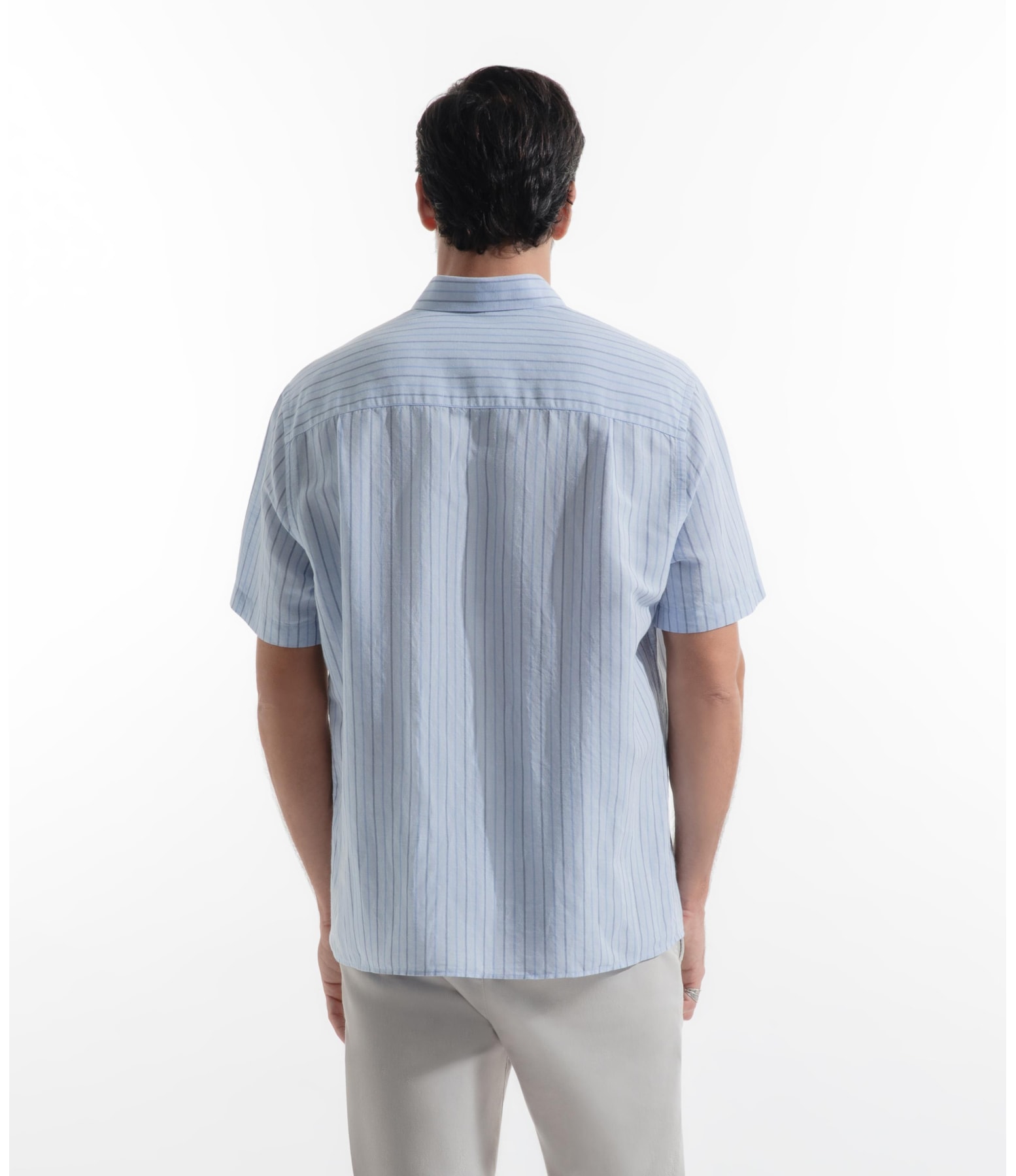 Camisa Linho Portofino Surf Irish Azul Pervante