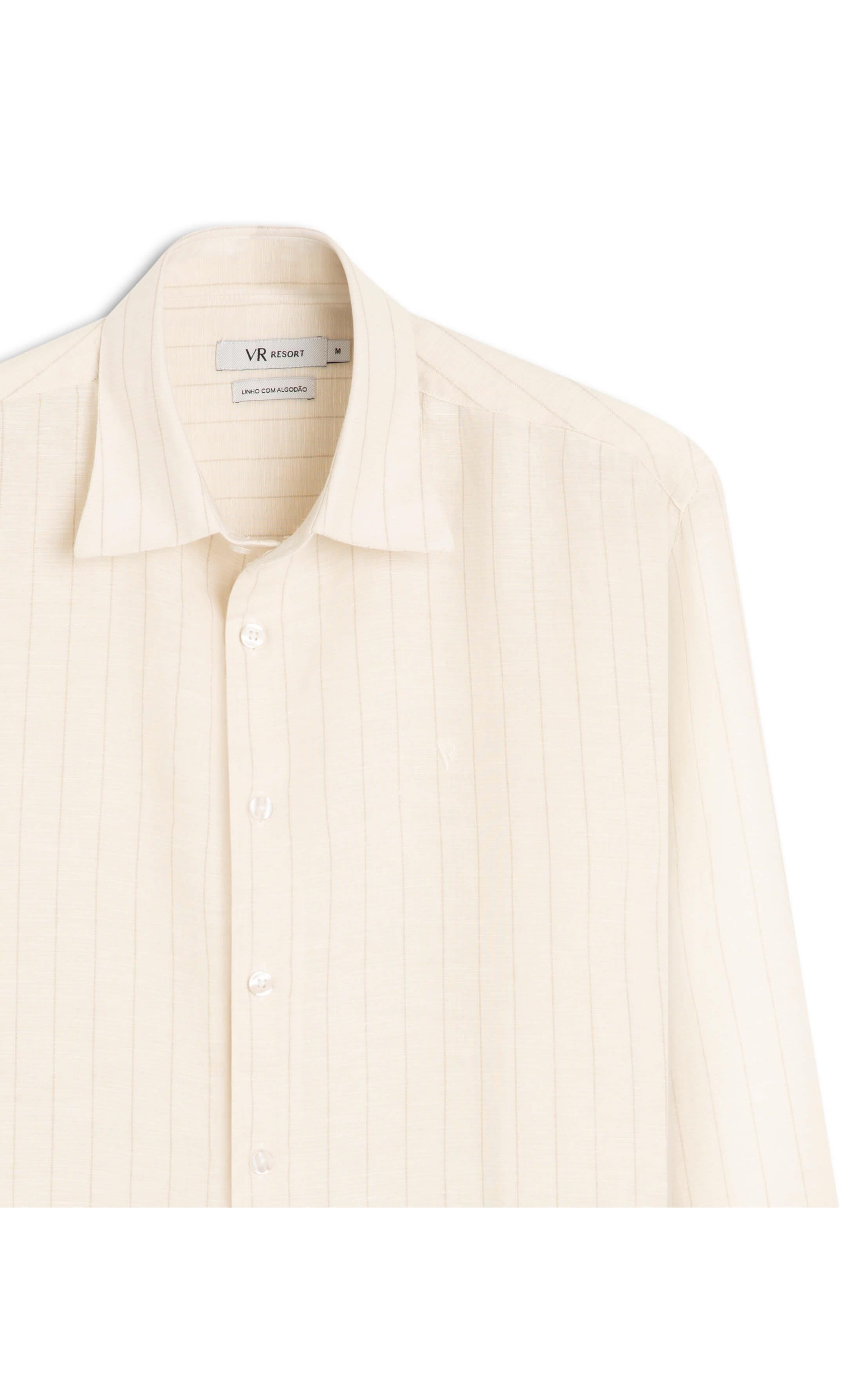 Camisa Linho Ravelo Classic Anatomic Caqui