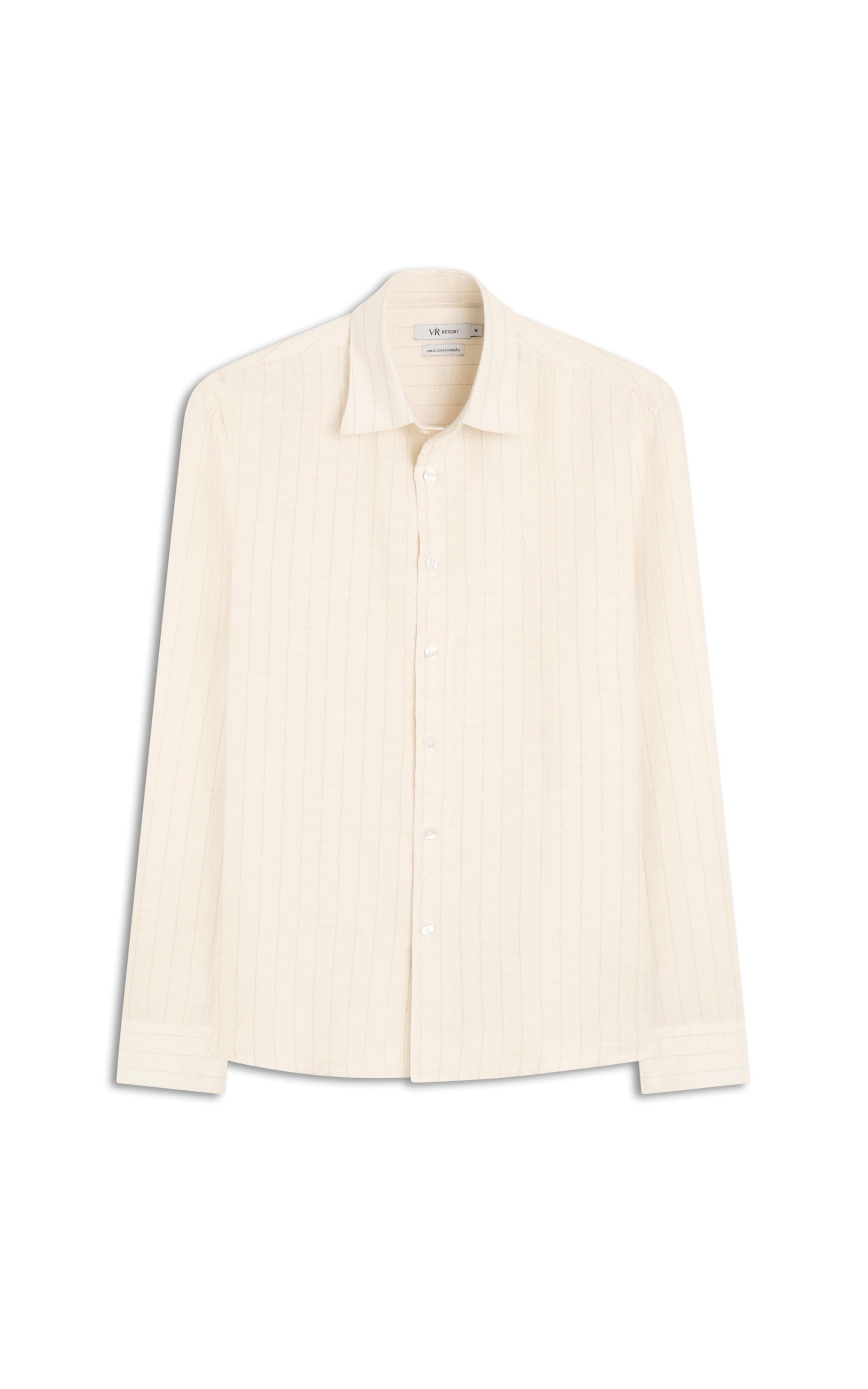 Camisa Linho Ravelo Classic Anatomic Caqui