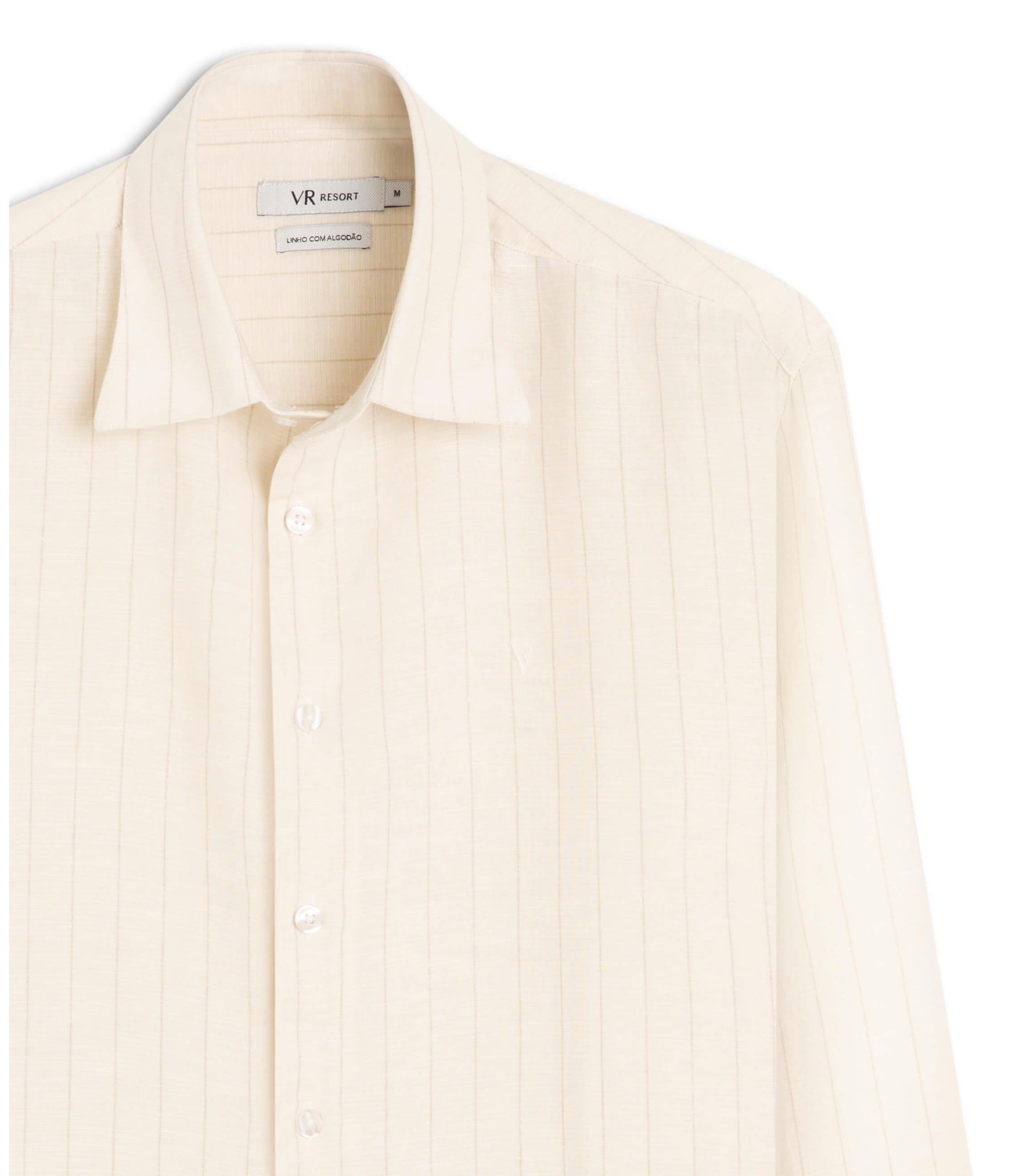 Camisa Linho Ravelo Classic Anatomic Caqui