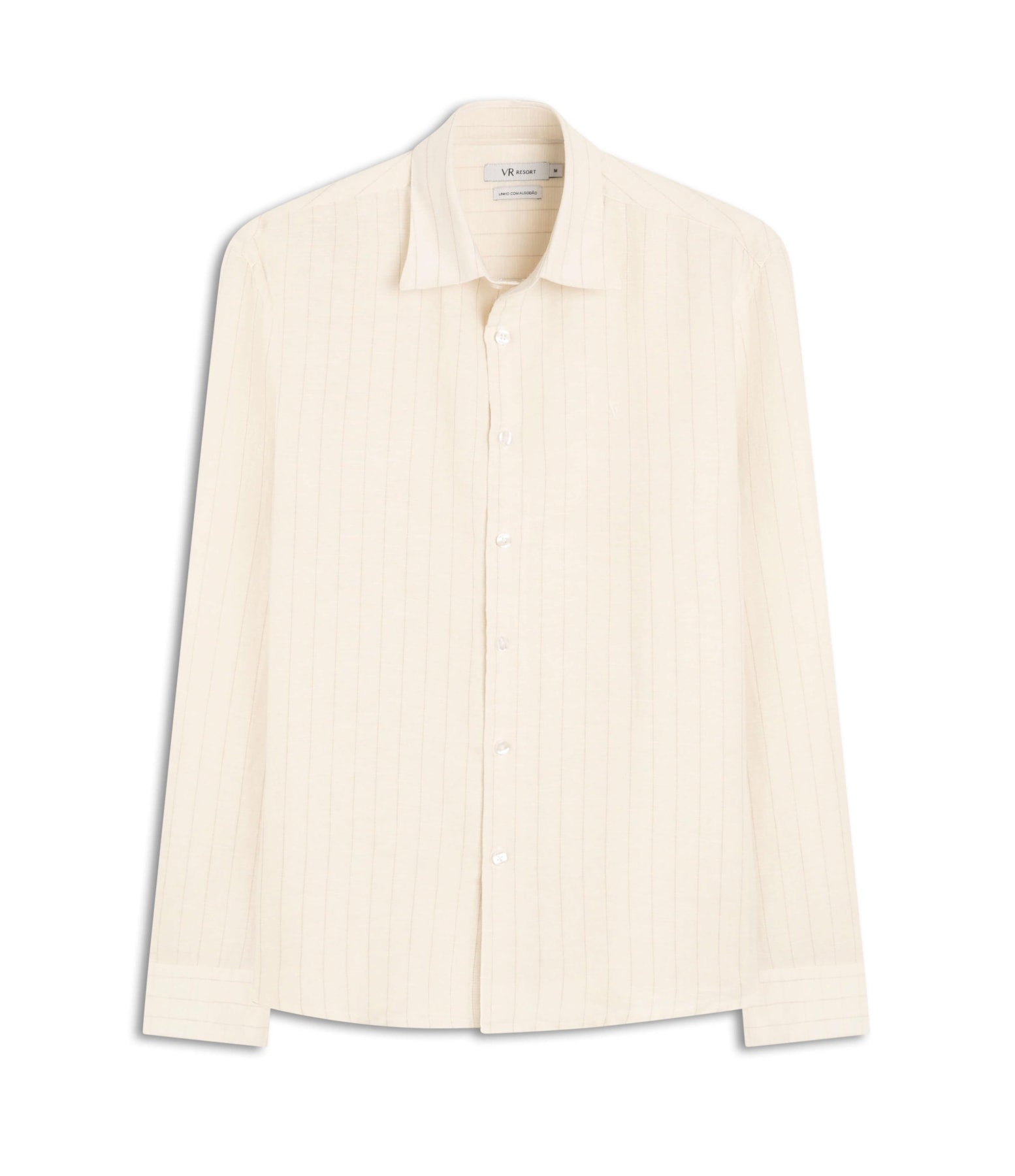 Camisa Linho Ravelo Classic Anatomic Caqui