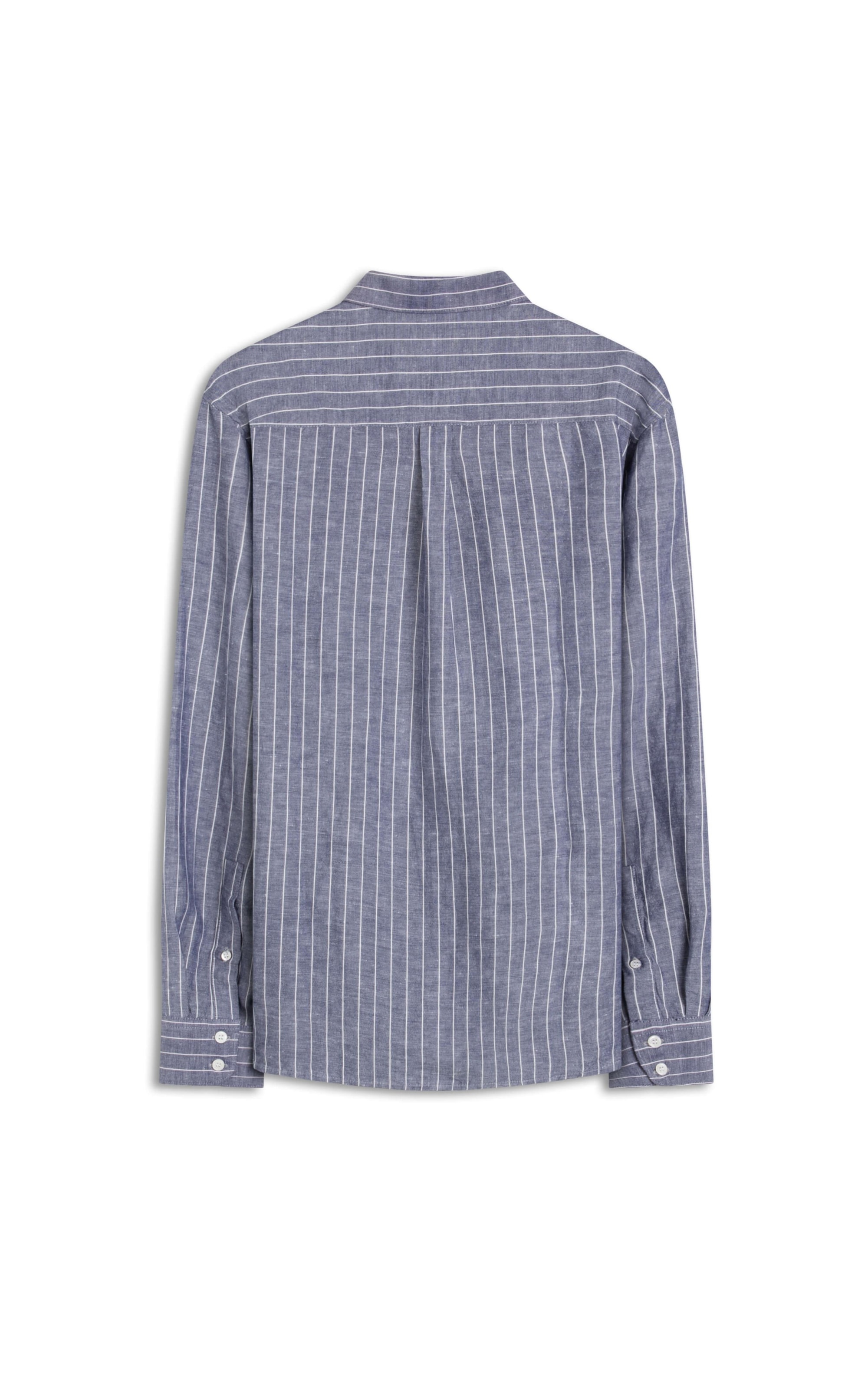 Camisa Linho Sondrio Azul Bic