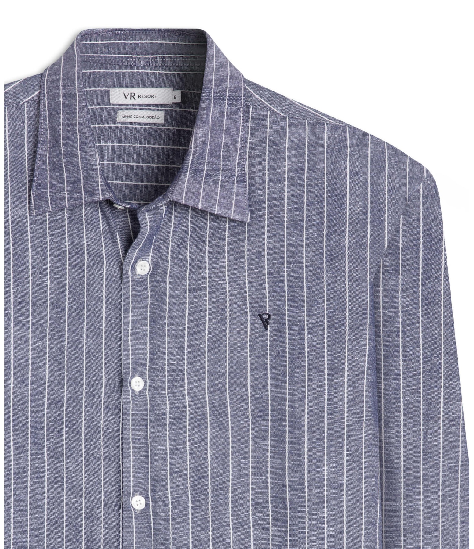 Camisa Linho Sondrio Azul Bic