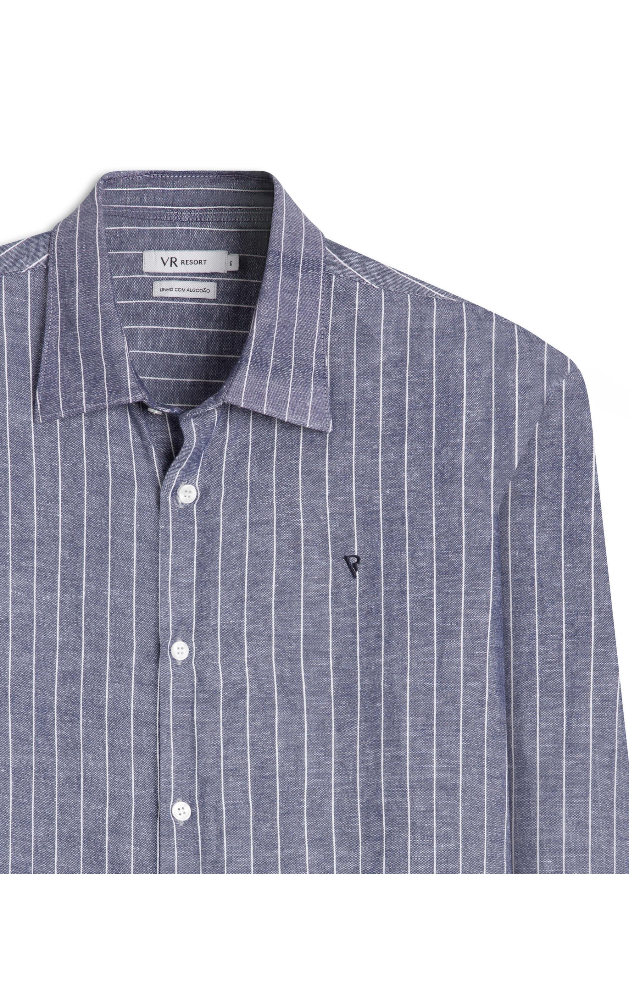 Camisa Linho Sondrio Azul Bic