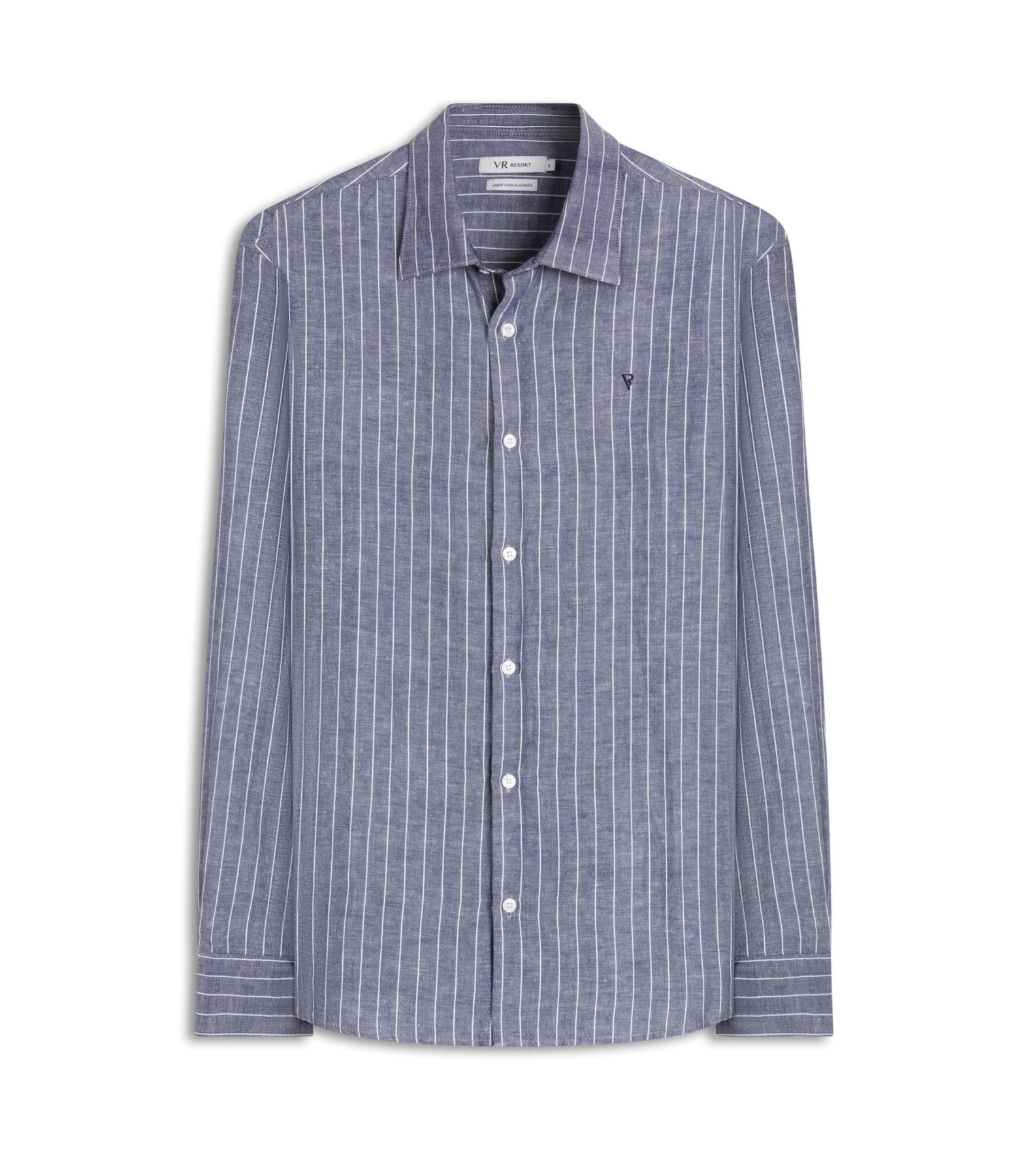 Camisa Linho Sondrio Azul Bic