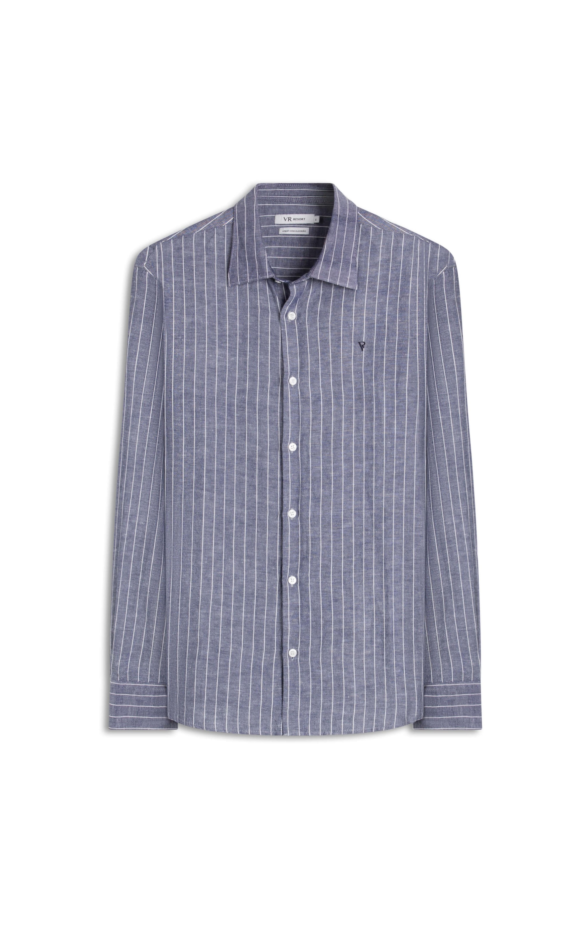 Camisa Linho Sondrio Azul Bic