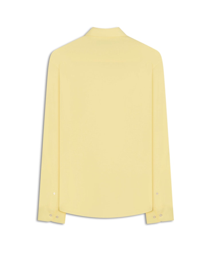 Camisa Linho Unicollor Classic Irish Amarelo