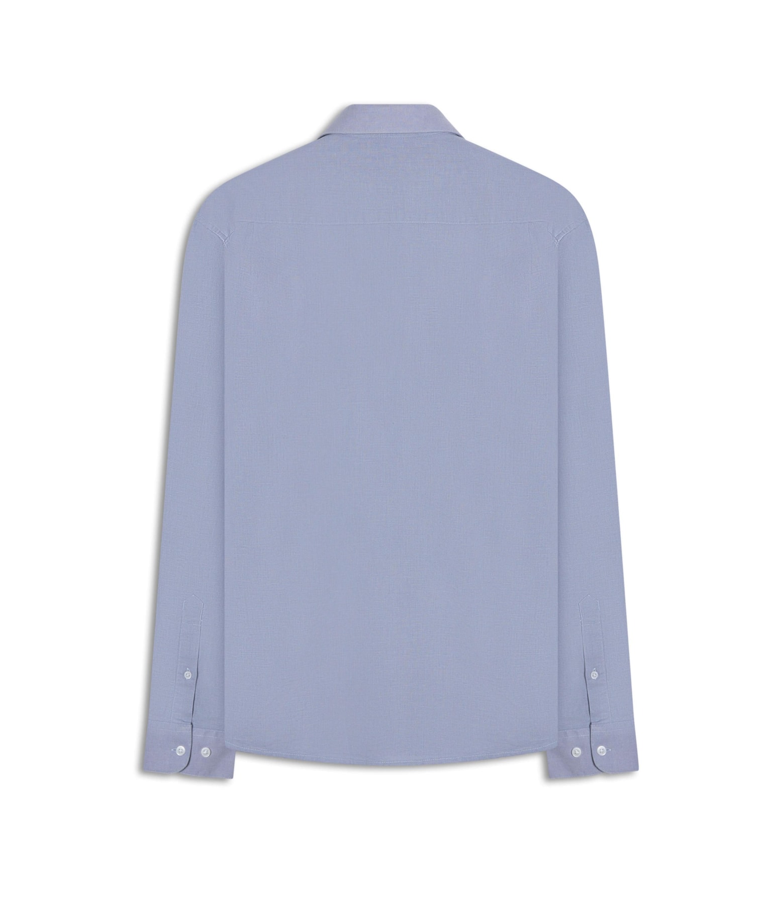 Camisa Linho Unicollor Classic Irish Azul Claro
