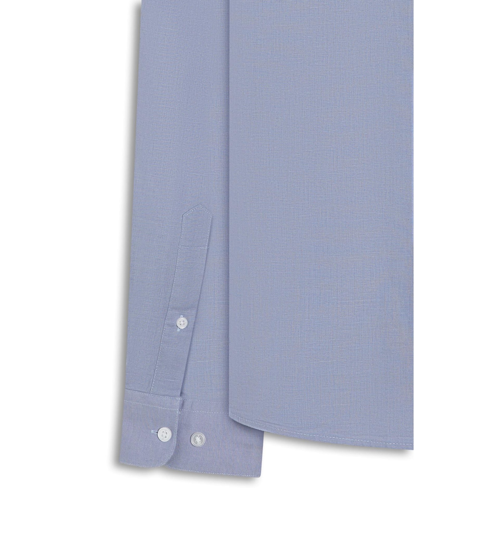 Camisa Linho Unicollor Classic Irish Azul Claro