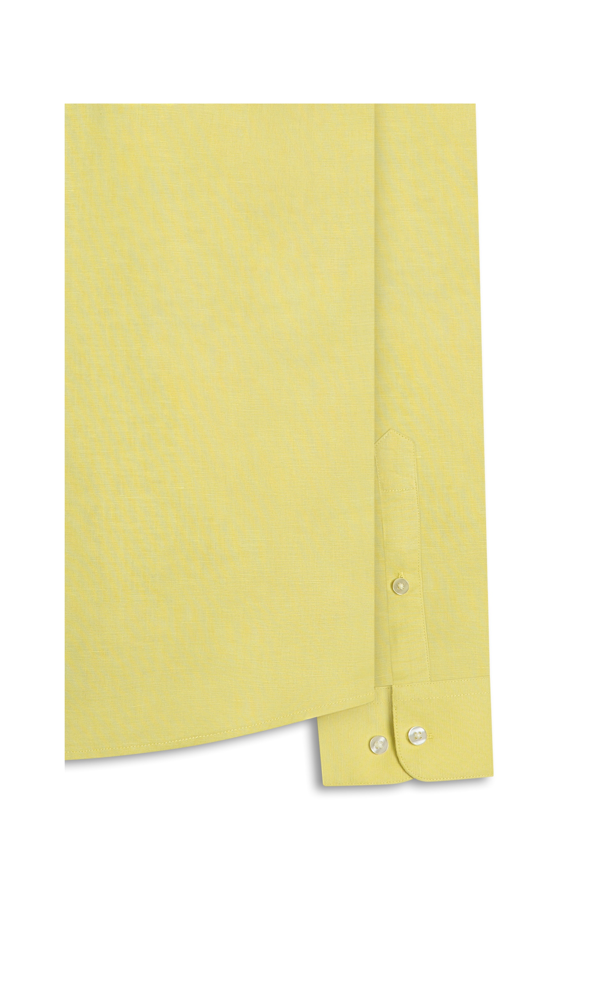 Camisa Linho Unicollor Classic Irish Lemom