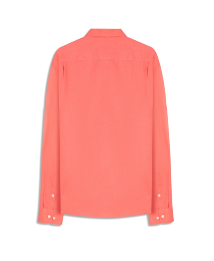 Camisa Linho Unicollor Classic Irish Melancia