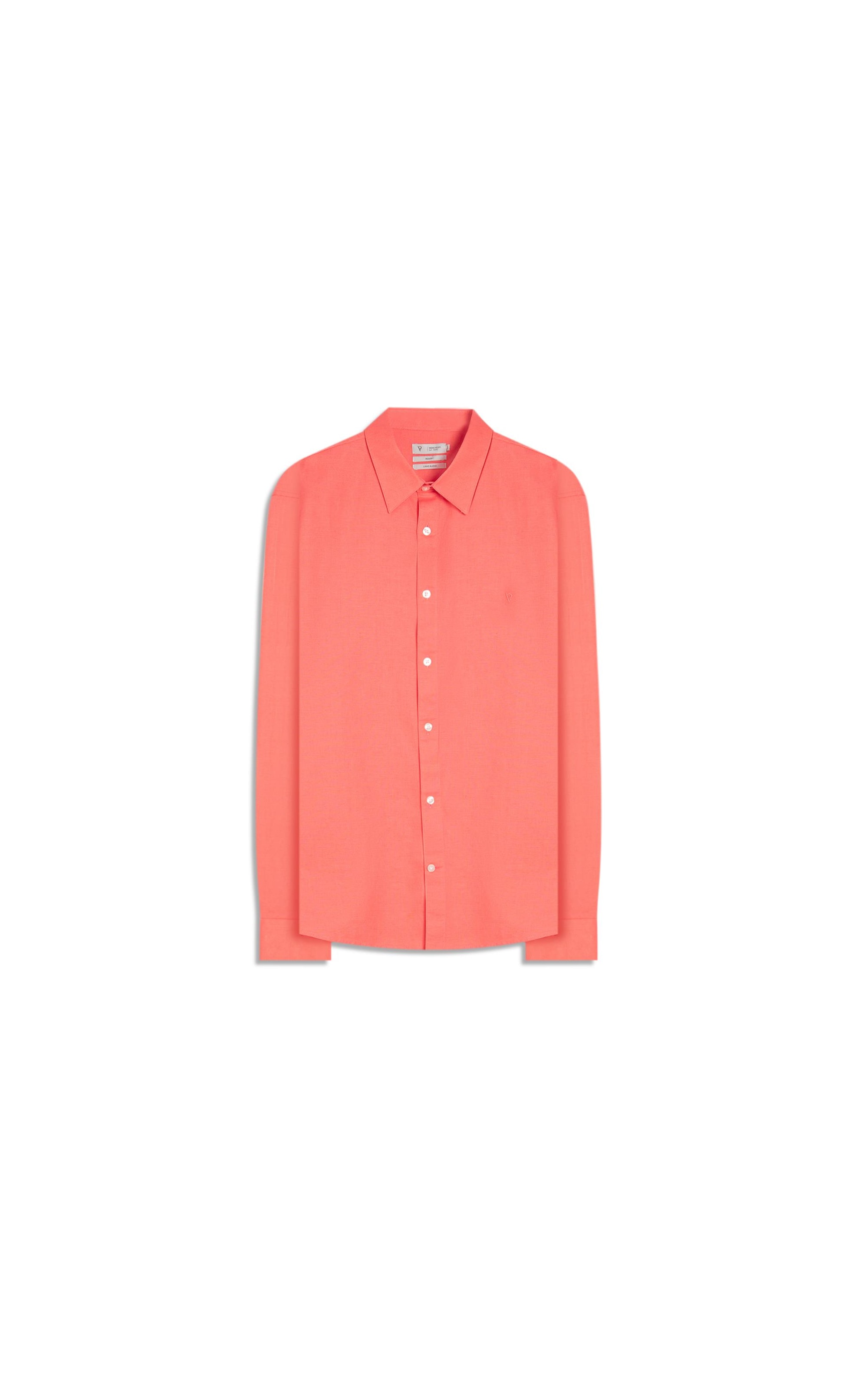 Camisa Linho Unicollor Classic Irish Melancia