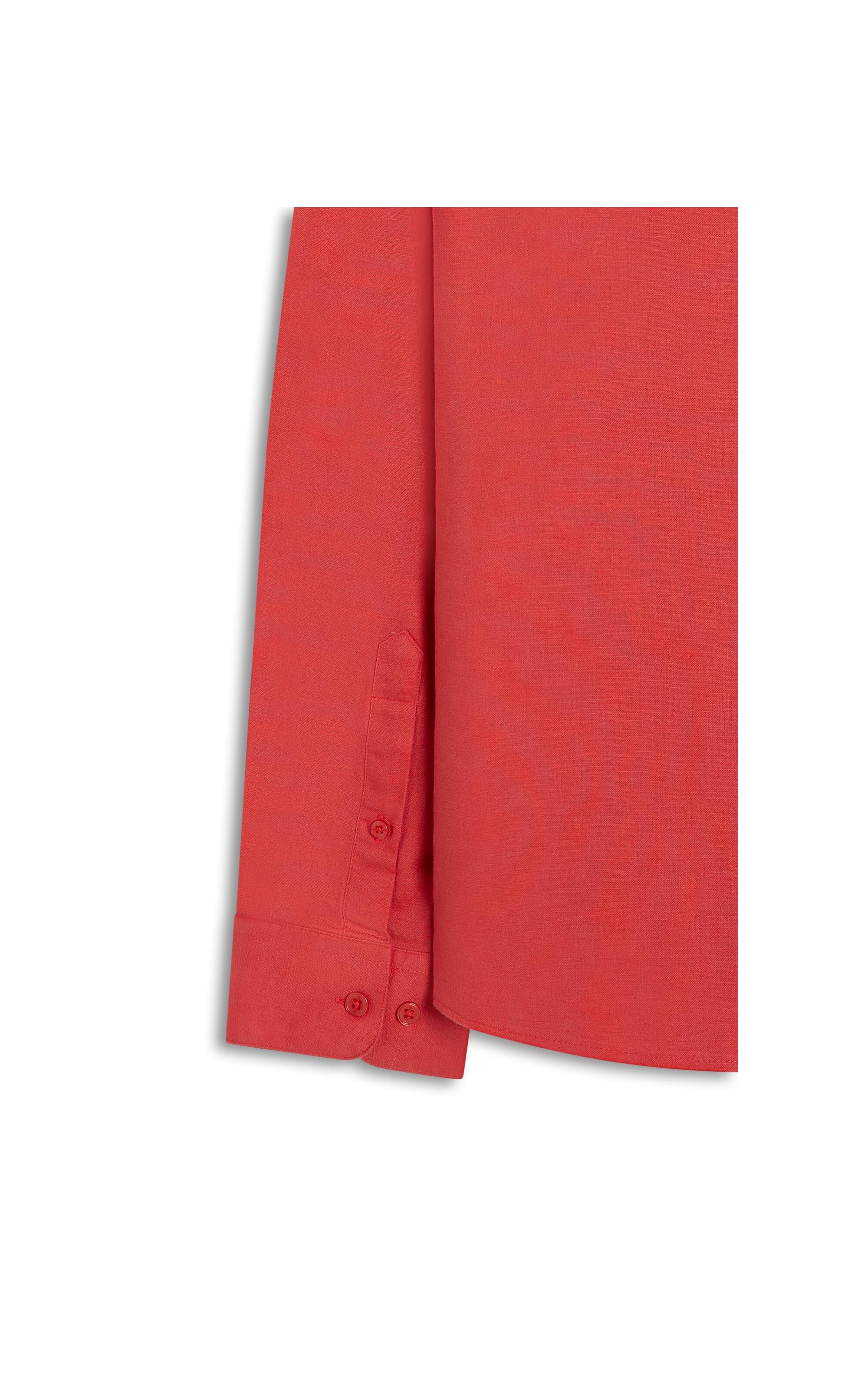 Camisa Linho Unicollor Classic Irish Rosa