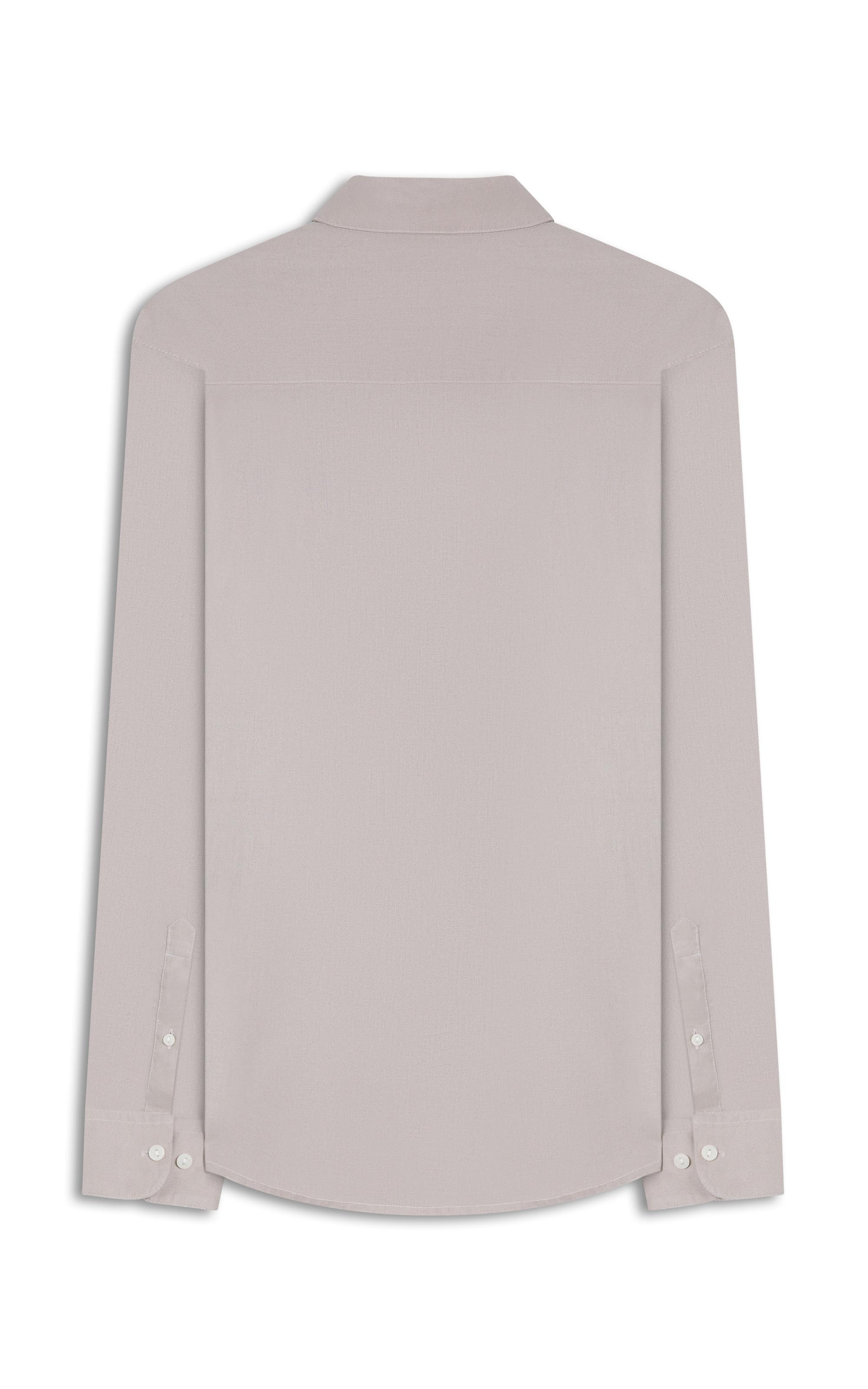 Camisa Linho  Unicollor Classic Shangai Areia Seca