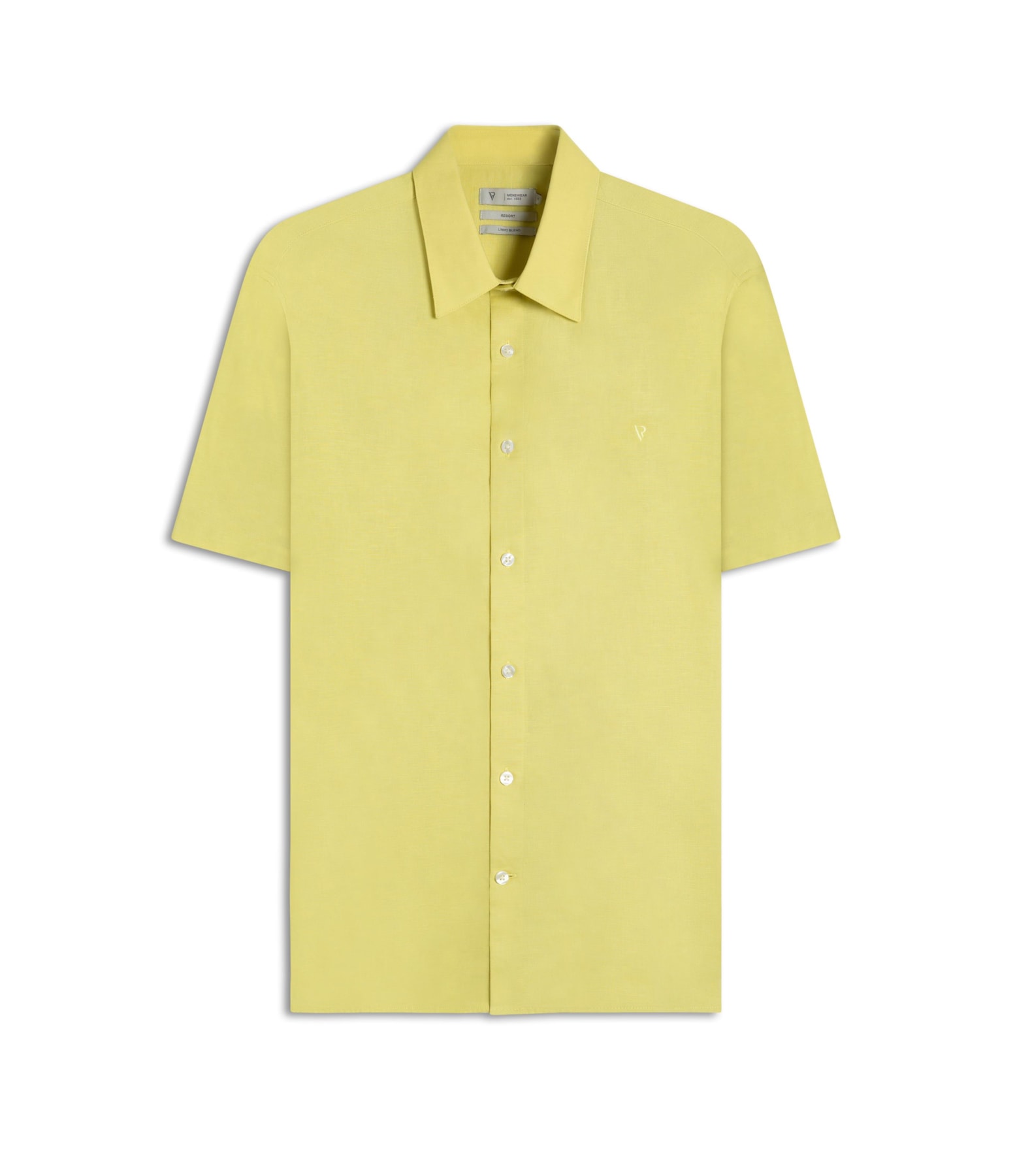 Camisa Linho Unicollor Surf Irish Lemom