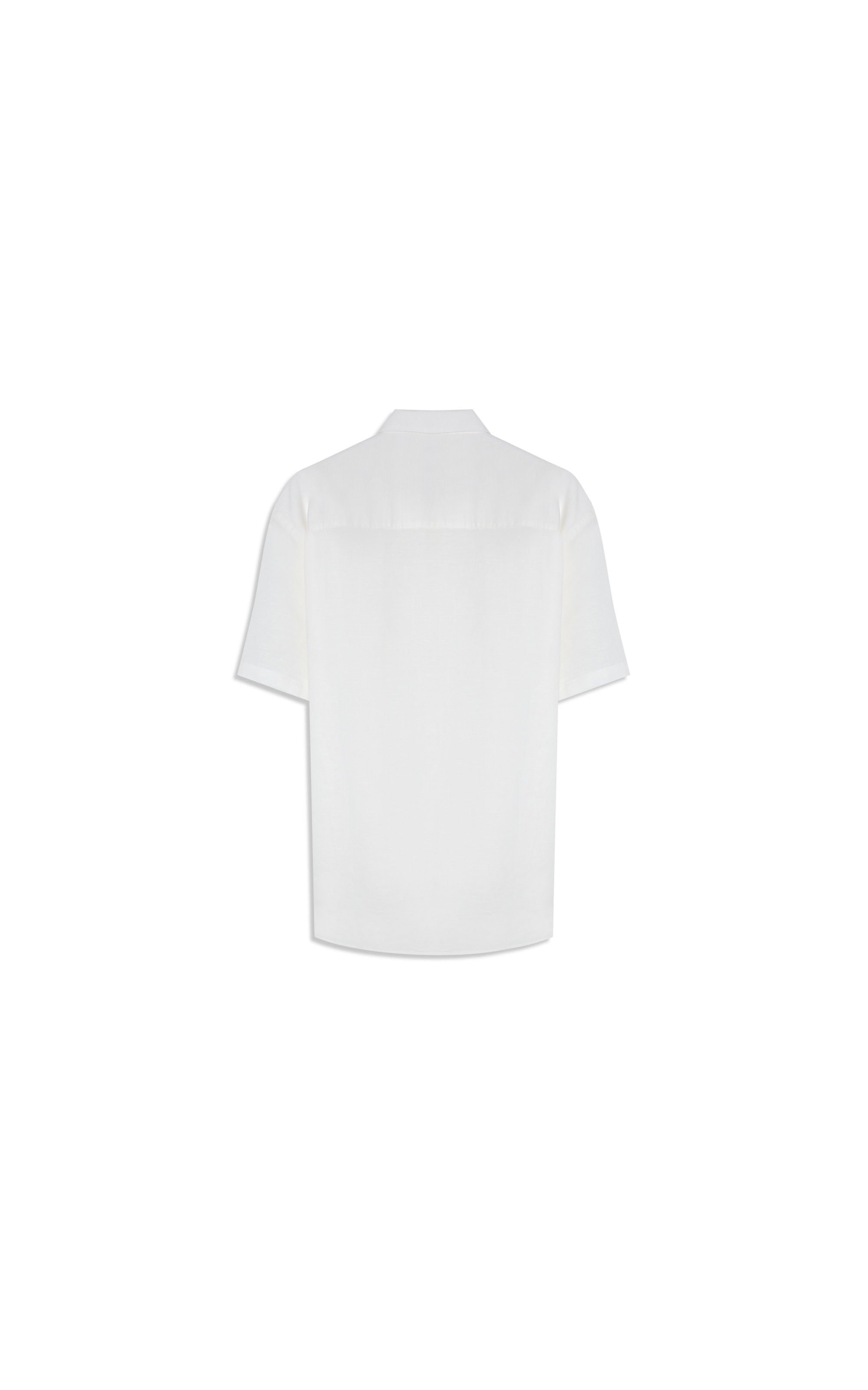 Camisa Linho Unicollor Surf Irish White