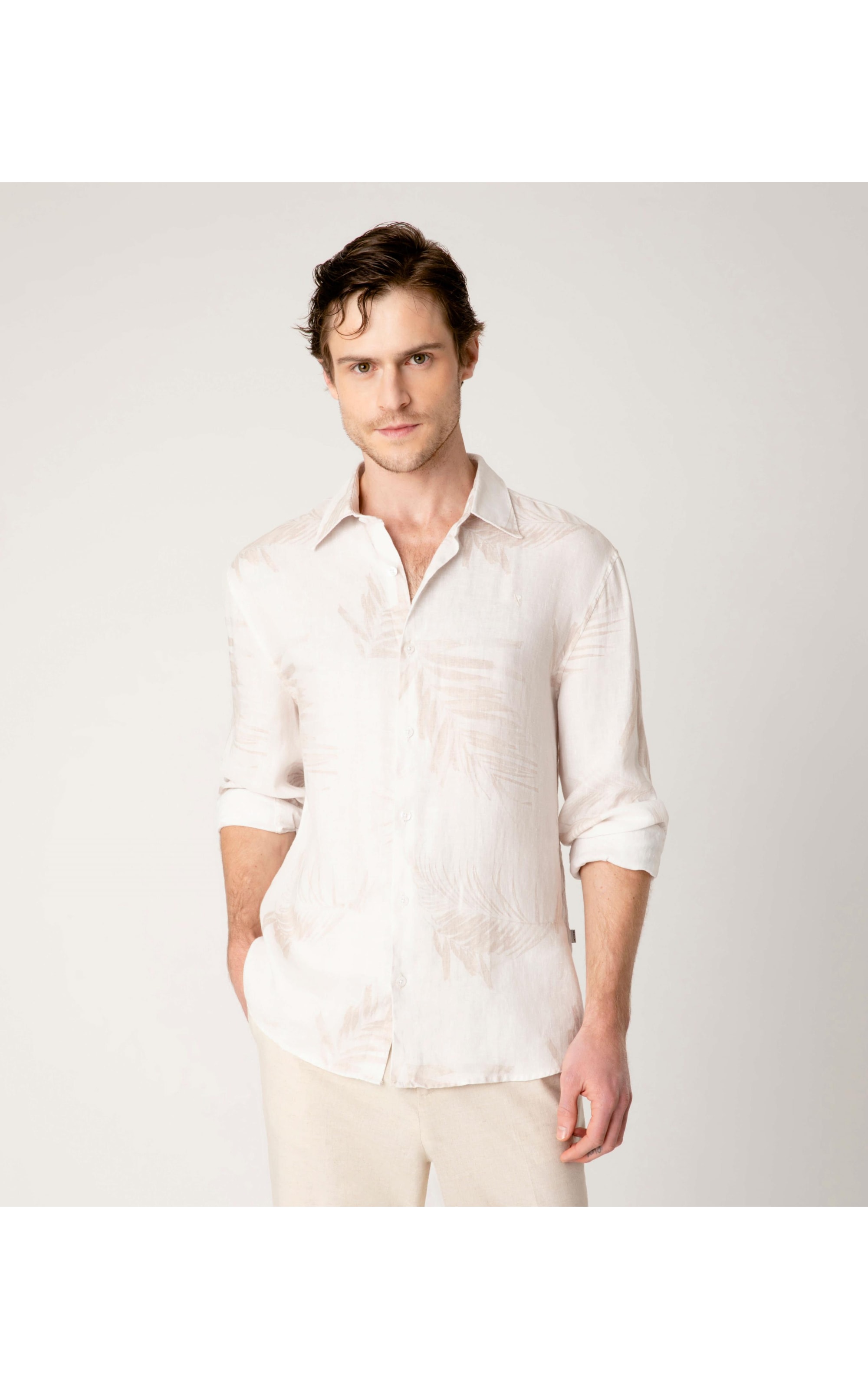 Camisa Linho Valtelina Natural
