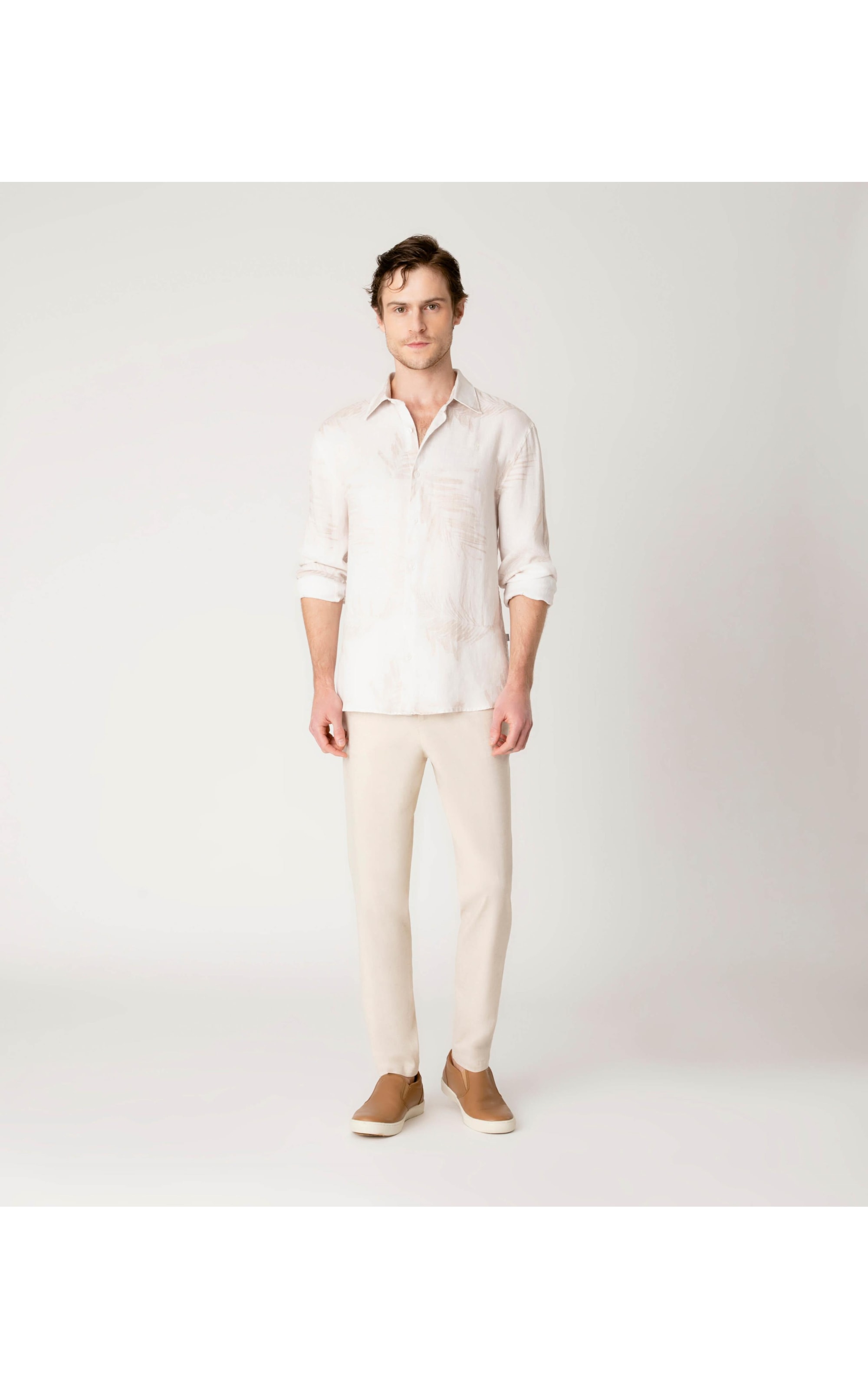 Camisa Linho Valtelina Natural