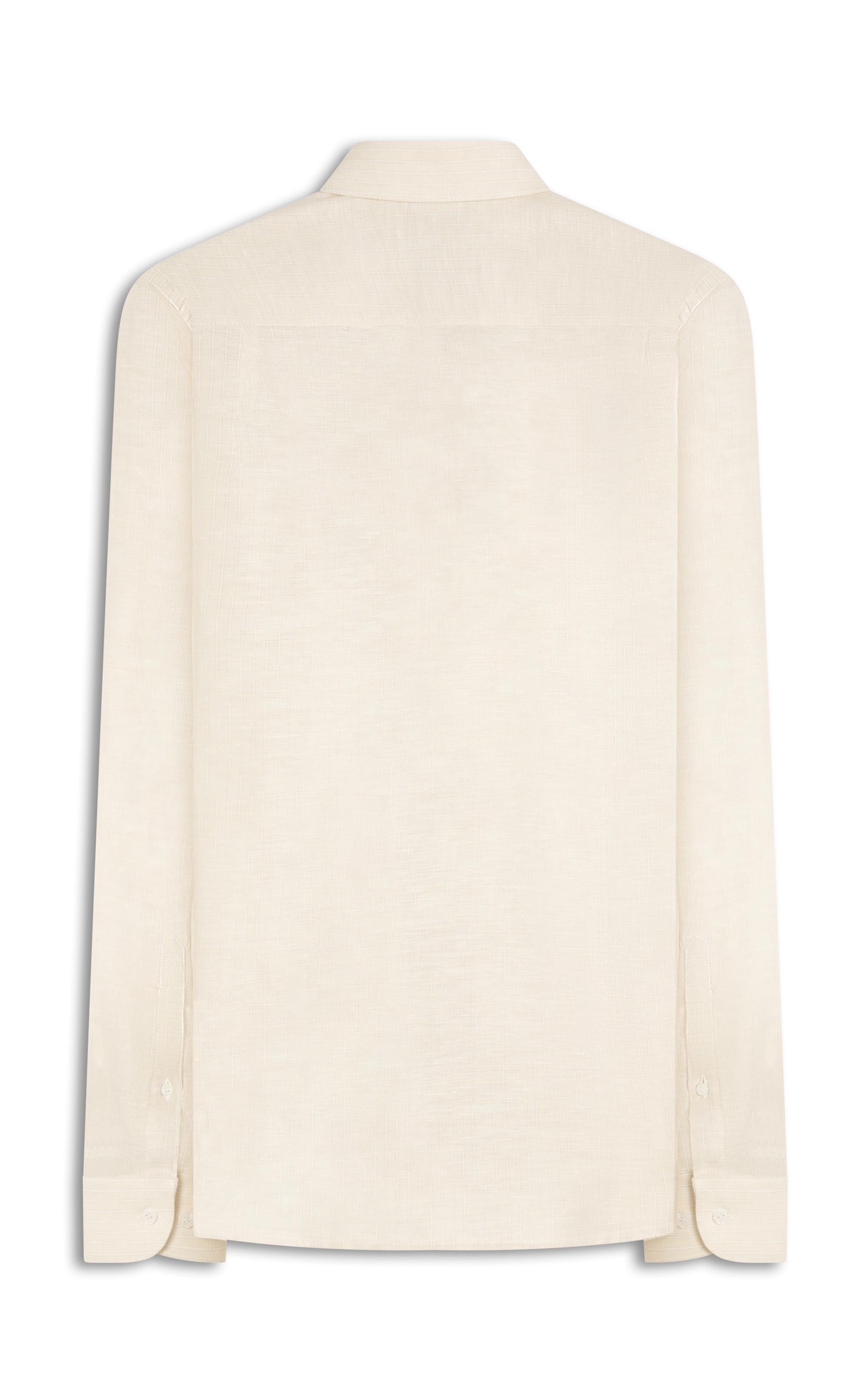 Camisa Linho Walles Classic Shangai Natural