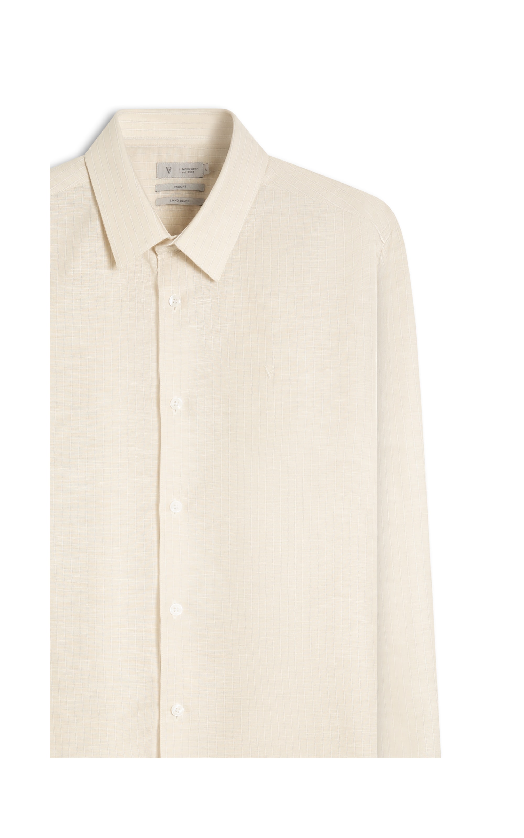 Camisa Linho Walles Classic Shangai Natural