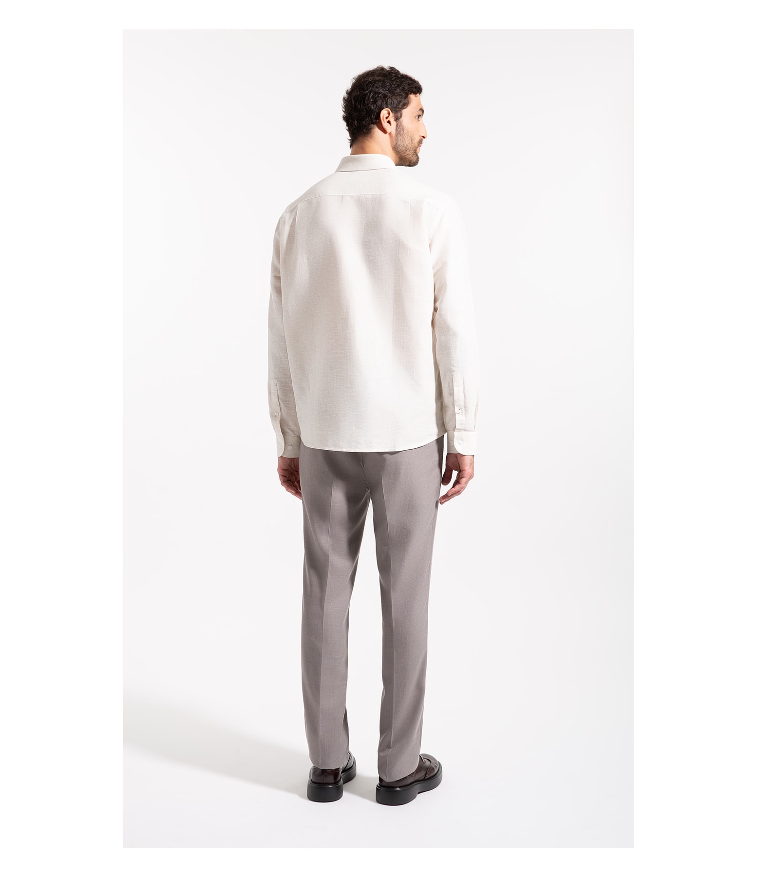 Camisa Linho Walles Classic Shangai Natural