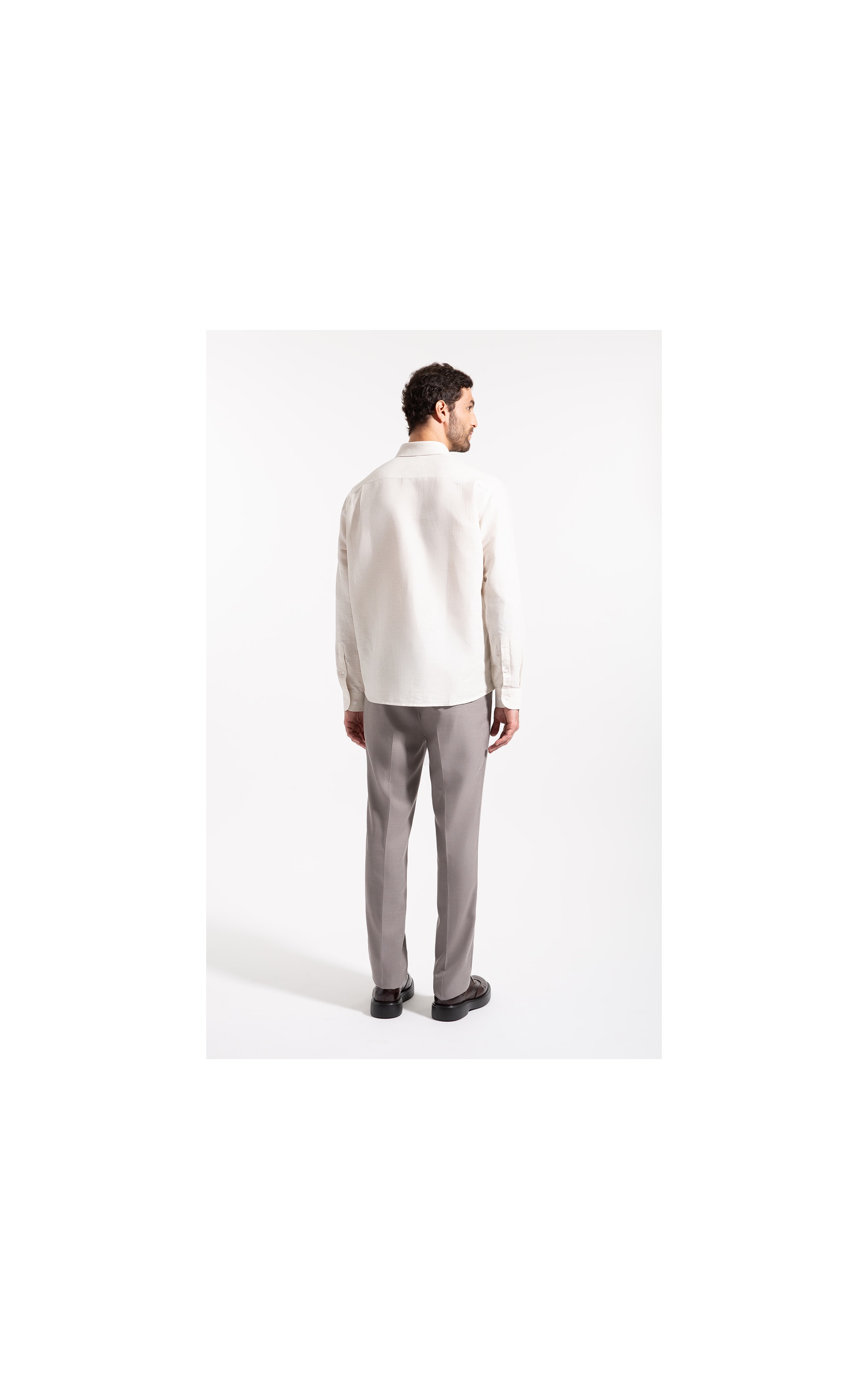 Camisa Linho Walles Classic Shangai Natural