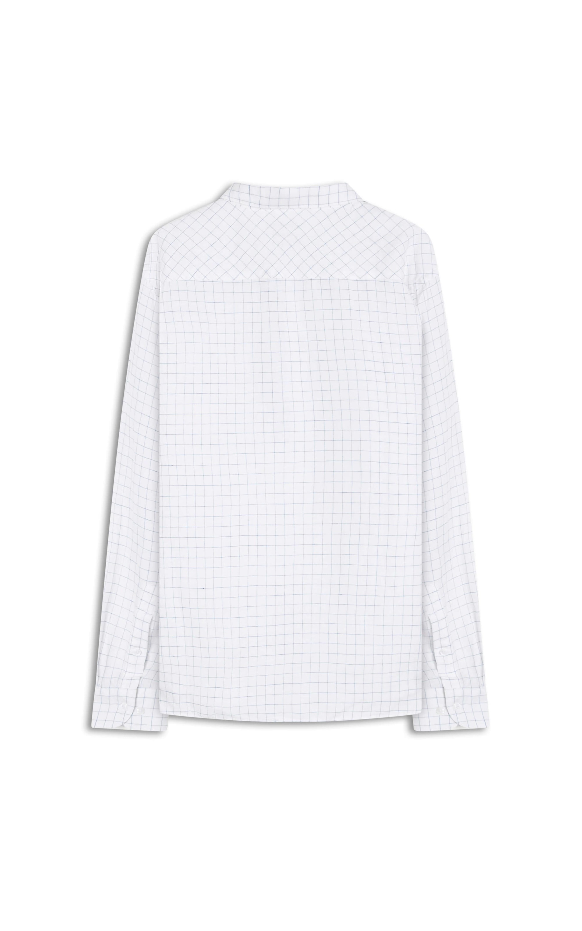 Camisa Linho Xadrez Marinho