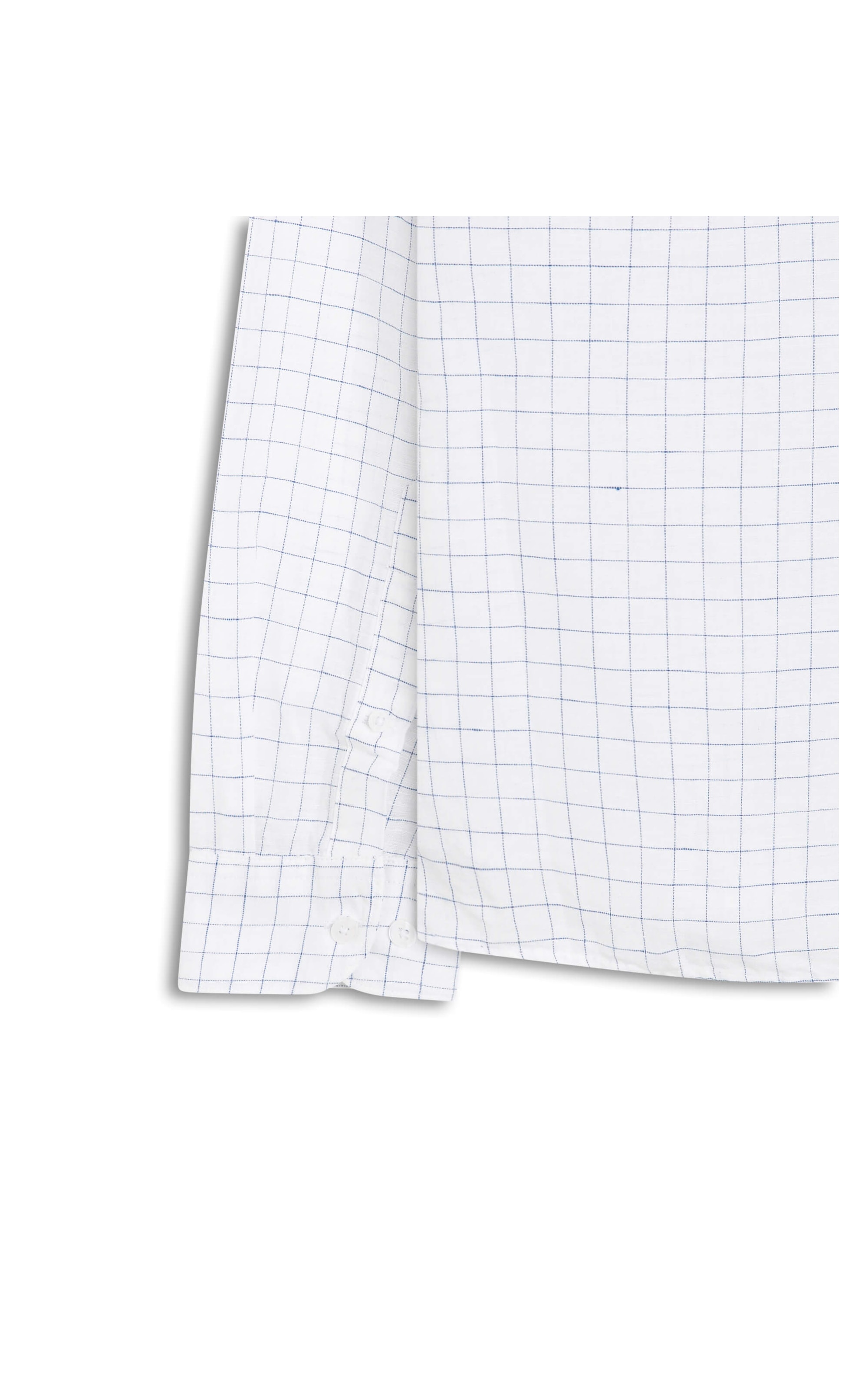 Camisa Linho Xadrez Marinho