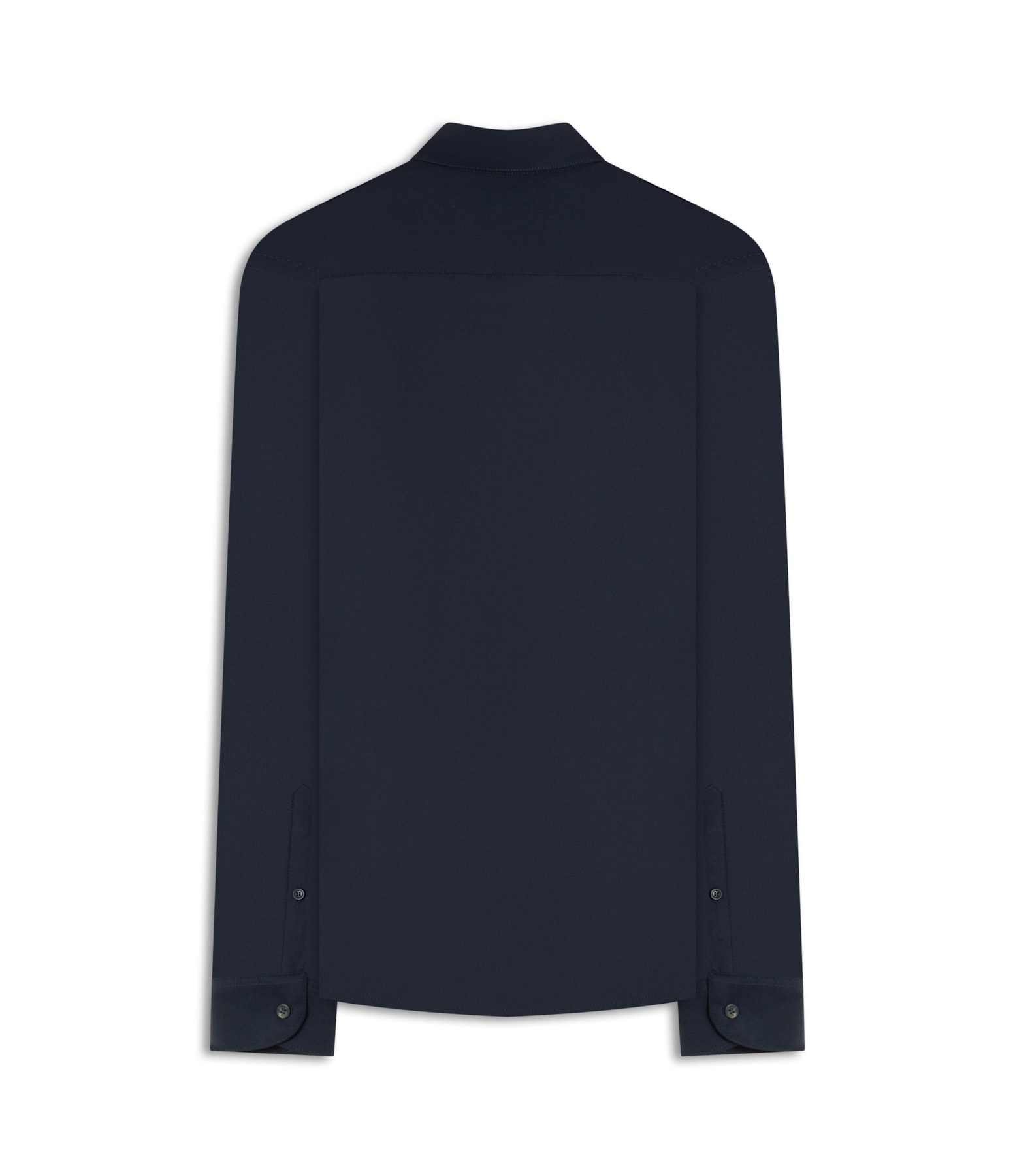 Camisa Malha Lisa Micro Desen Slim Ct Dark Navy