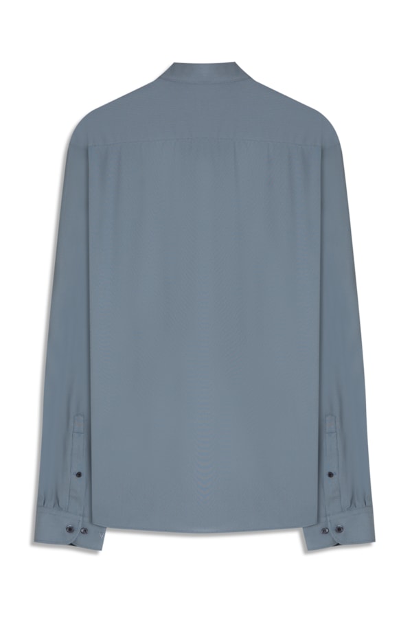 Camisa Malha Tech Urban Fio Tinto Slim Shangai Grafite                                 