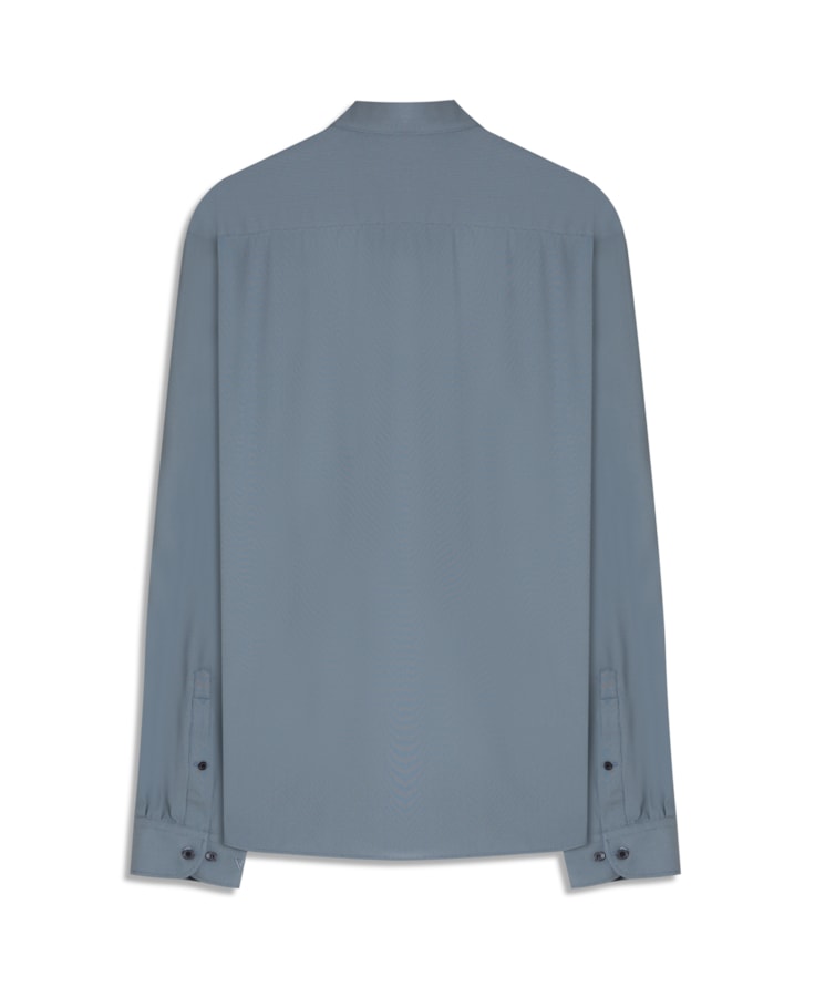Camisa Malha Tech Urban Fio Tinto Slim Shangai Grafite                                 