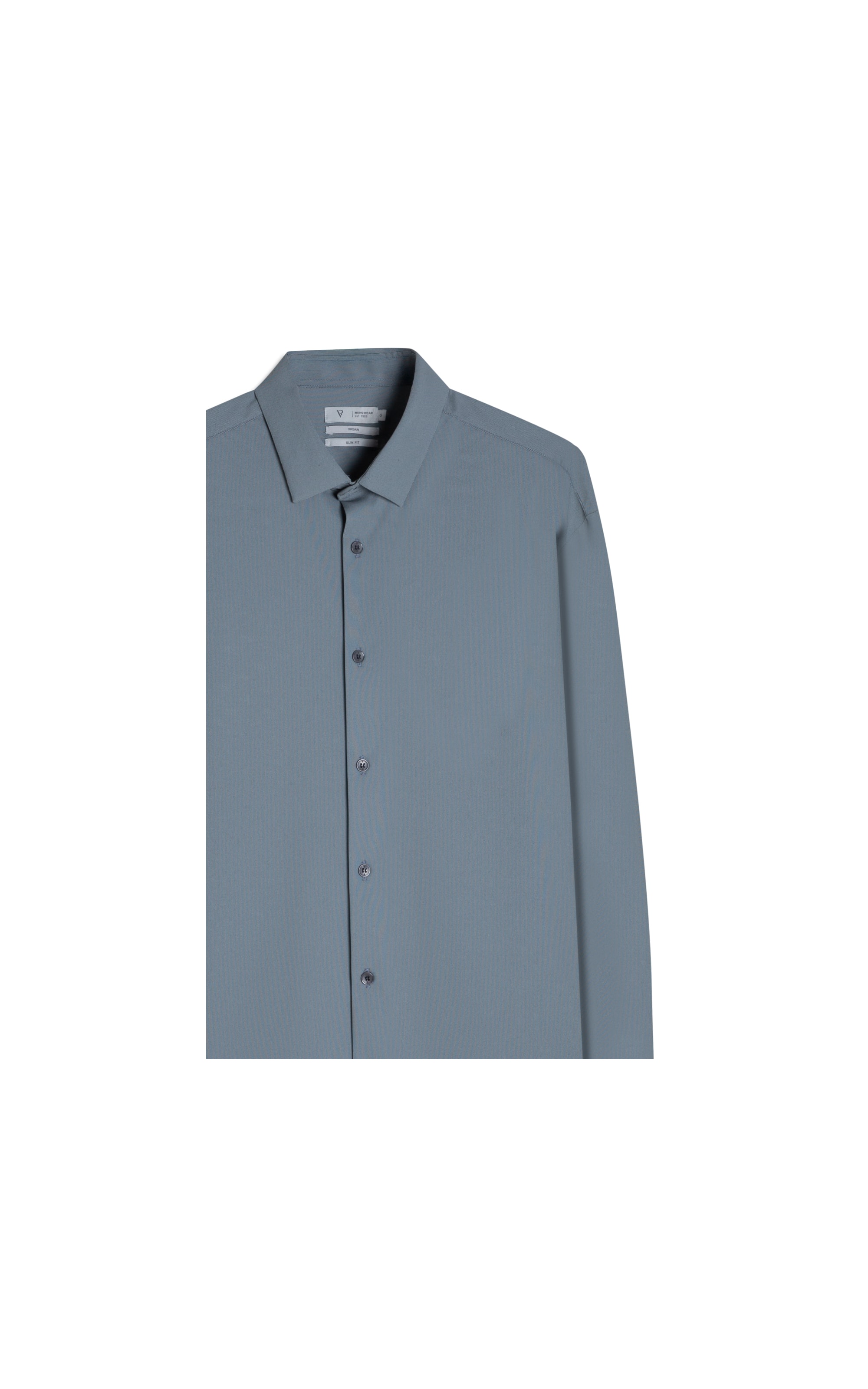 Camisa Malha Tech Urban Fio Tinto Slim Shangai Grafite                                 