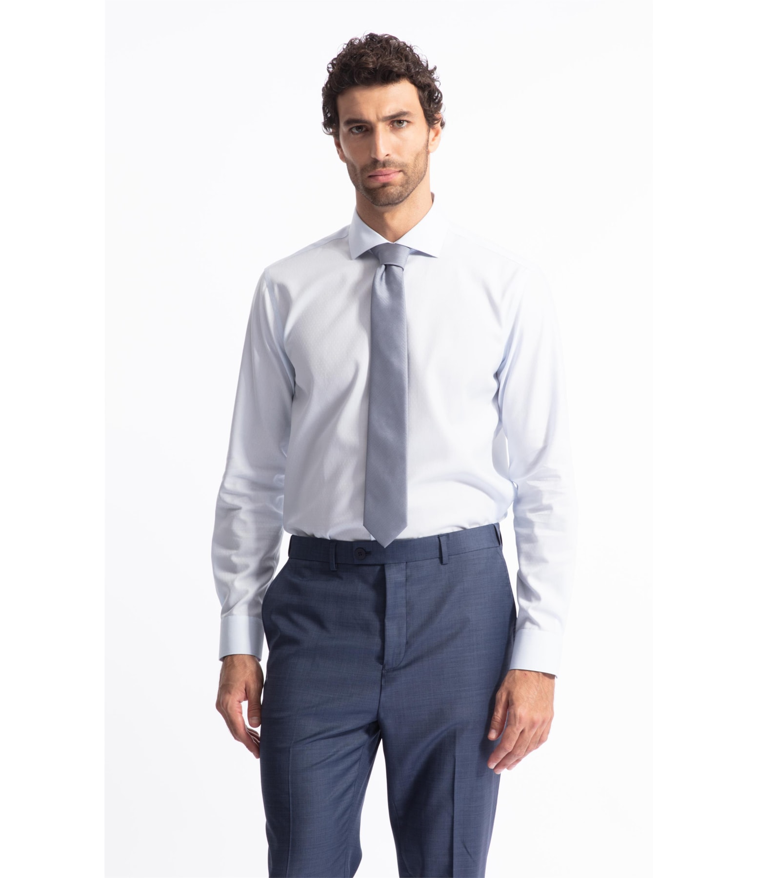 Camisa Maq Bolt New Class Italiana Ml Azul Claro                              
