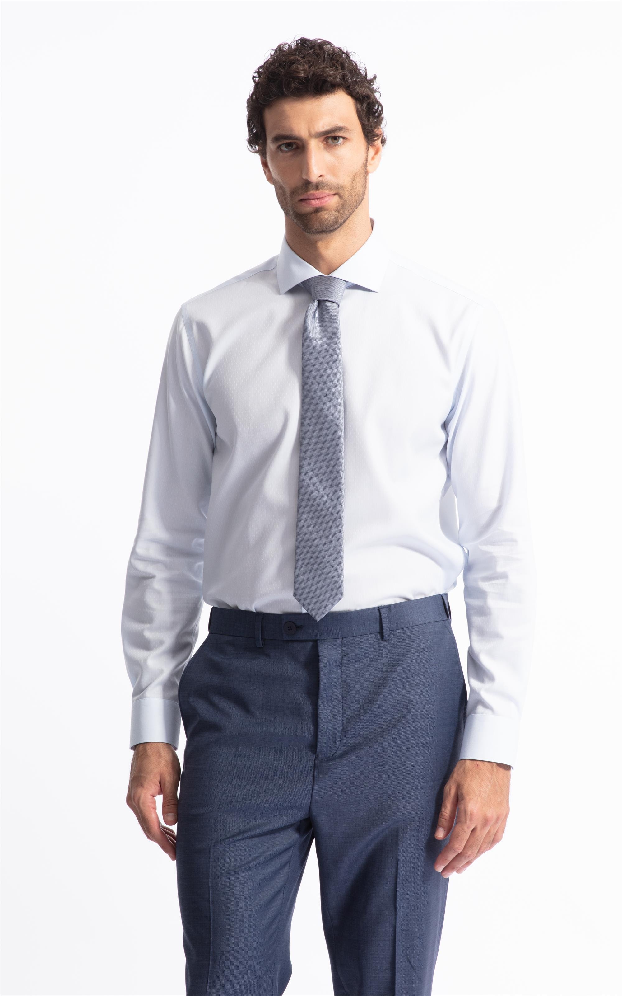 Camisa Maq Bolt New Class Italiana Ml Azul Claro                              