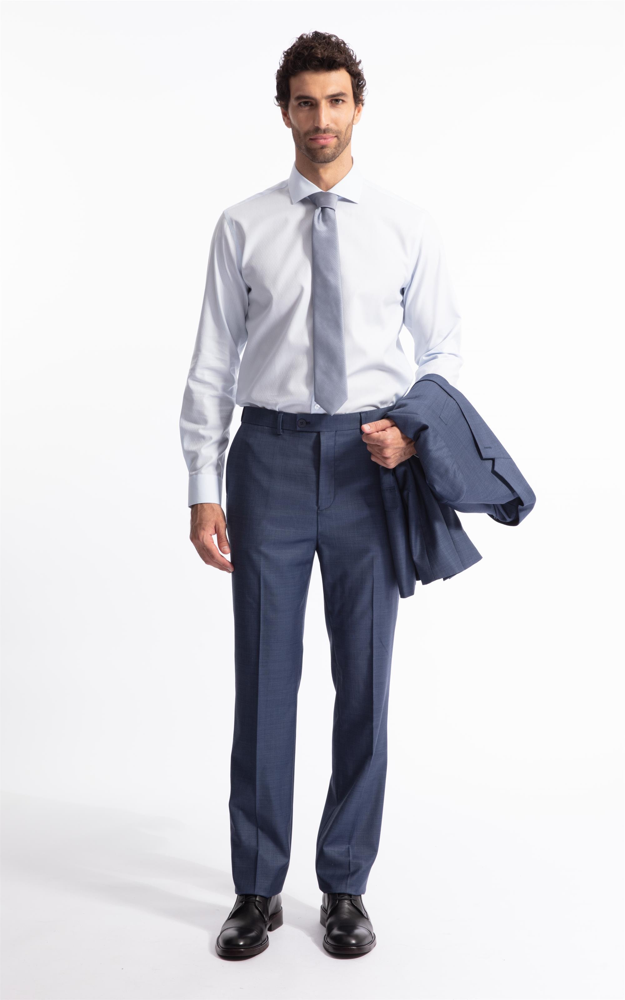 Camisa Maq Bolt New Class Italiana Ml Azul Claro                              