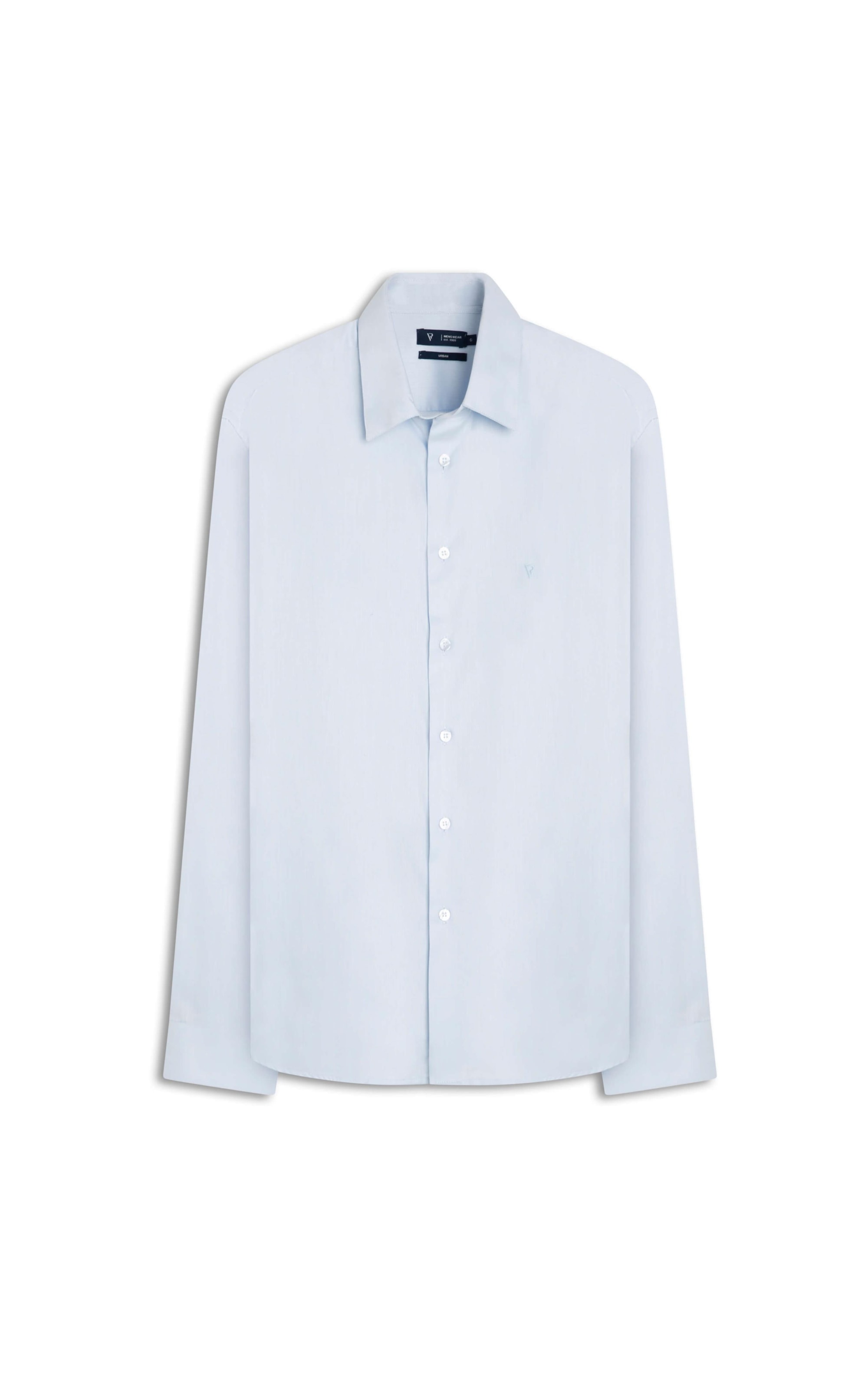 Camisa Maquineta Caneleta Azul Claro