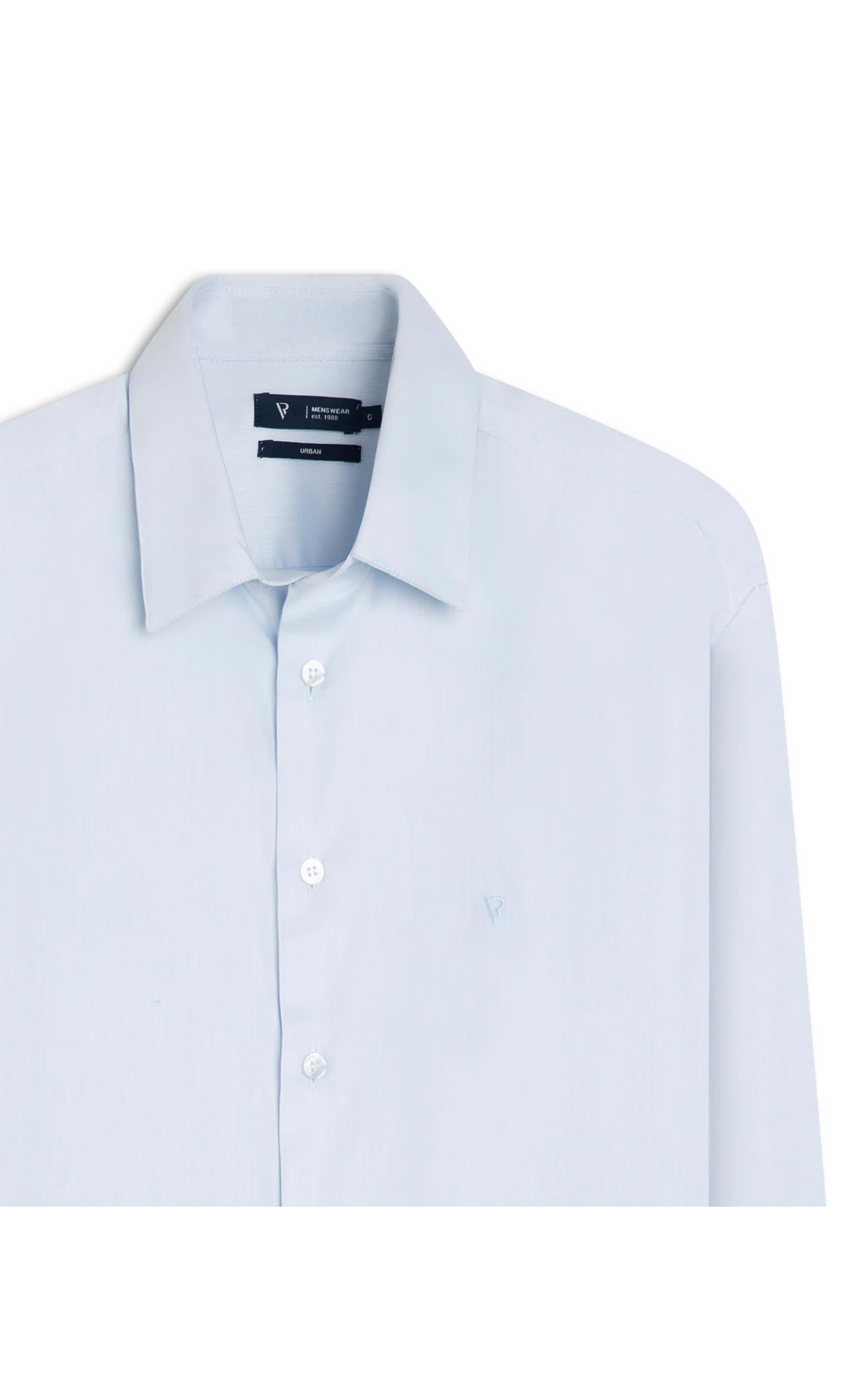 Camisa Maquineta Caneleta Azul Claro