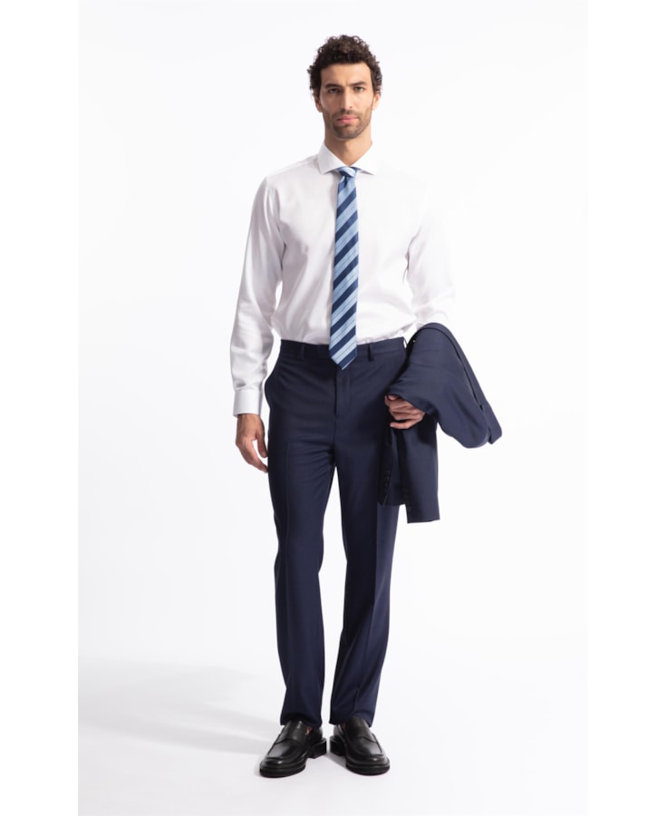 Camisa Maquineta Dots Classic Shangai Ml Branco                                  