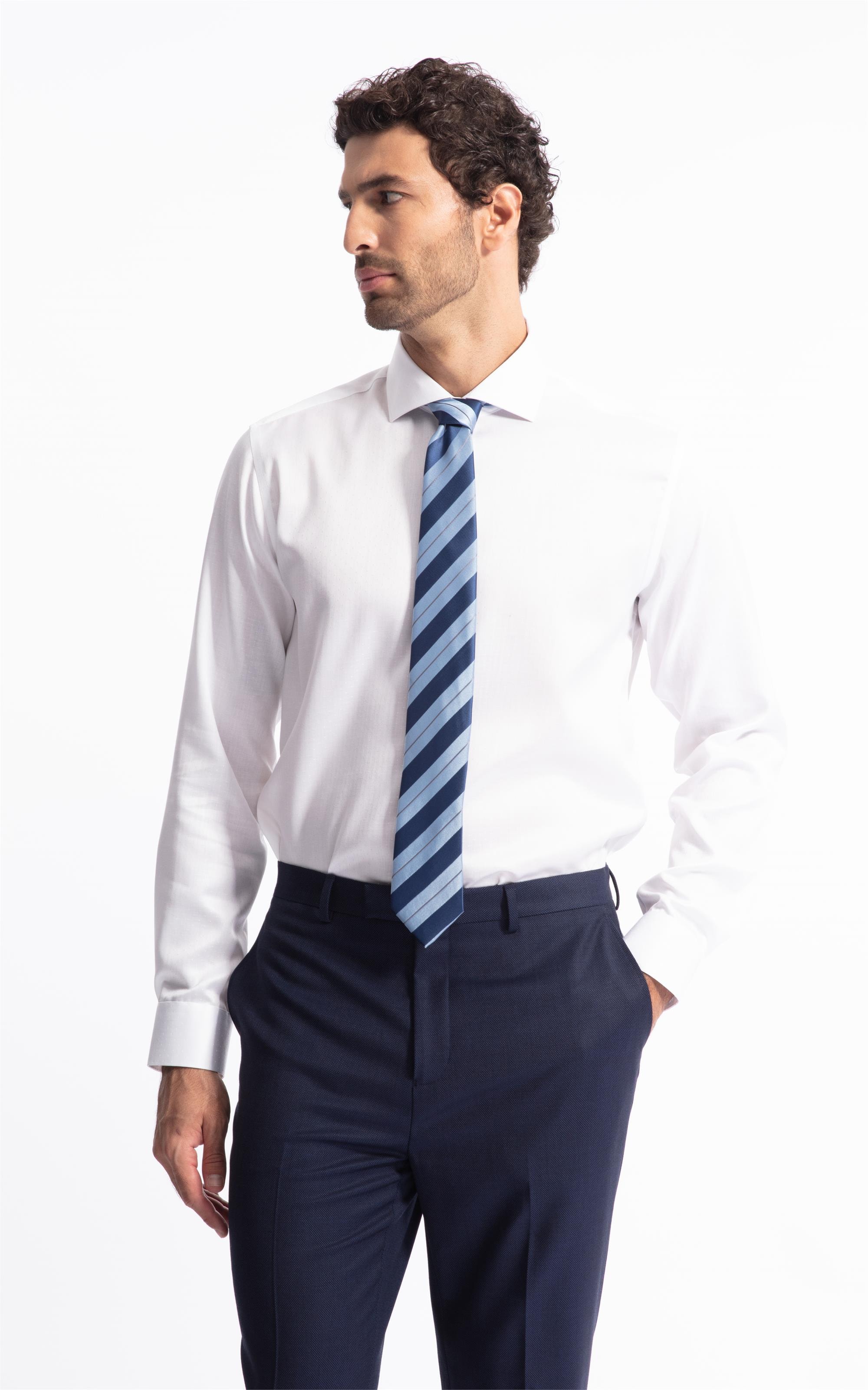 Camisa Maquineta Dots Classic Shangai Ml Branco                                  