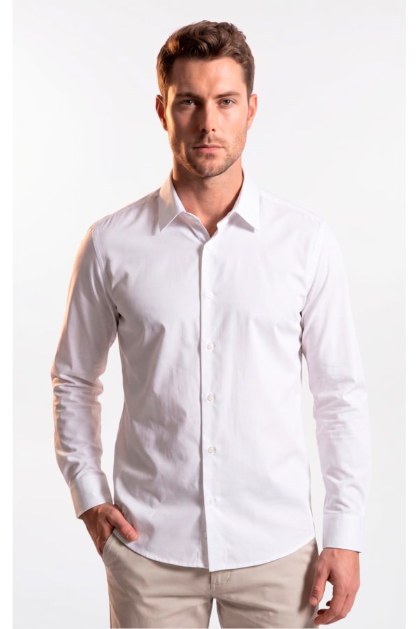 Camisa Maquineta M420 New Class Irish Ml Branco